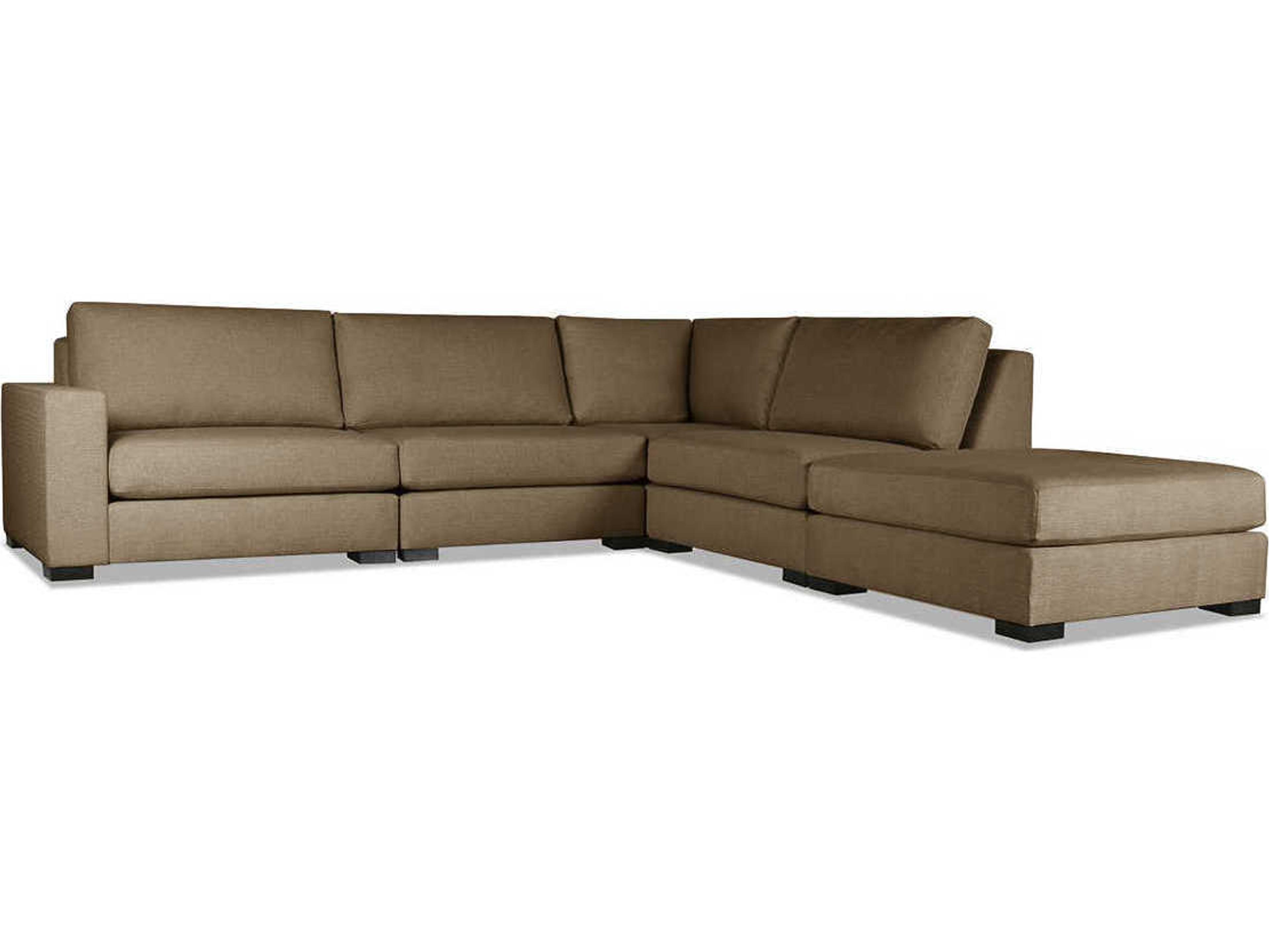 Nativa Interiors Veranda 5 - Pieces LAF Upholstered Sectional Sofa with Ottoman
