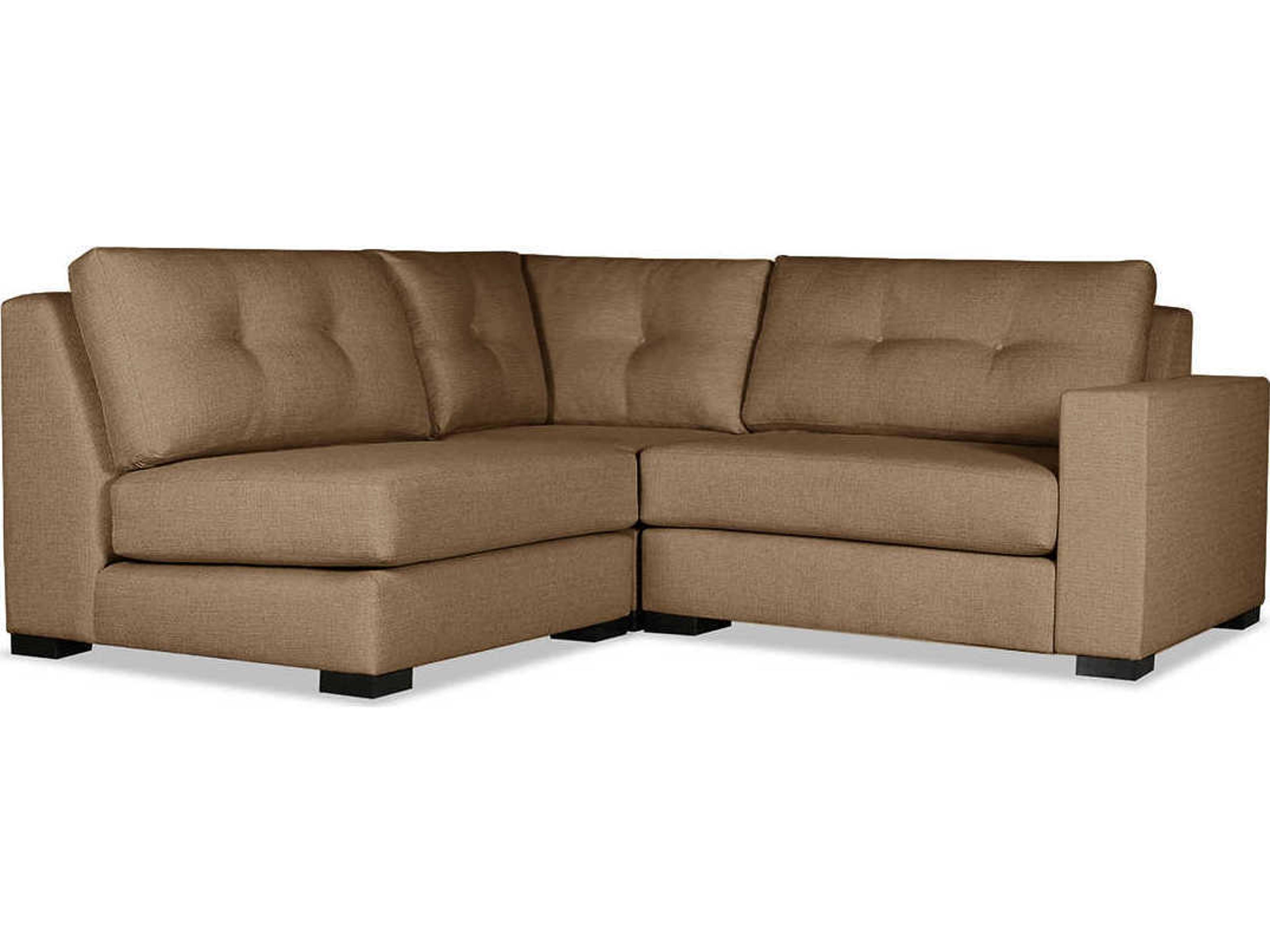 Veranda Buttoned 3 - Pieces RAF Upholstered Sectional Sofa