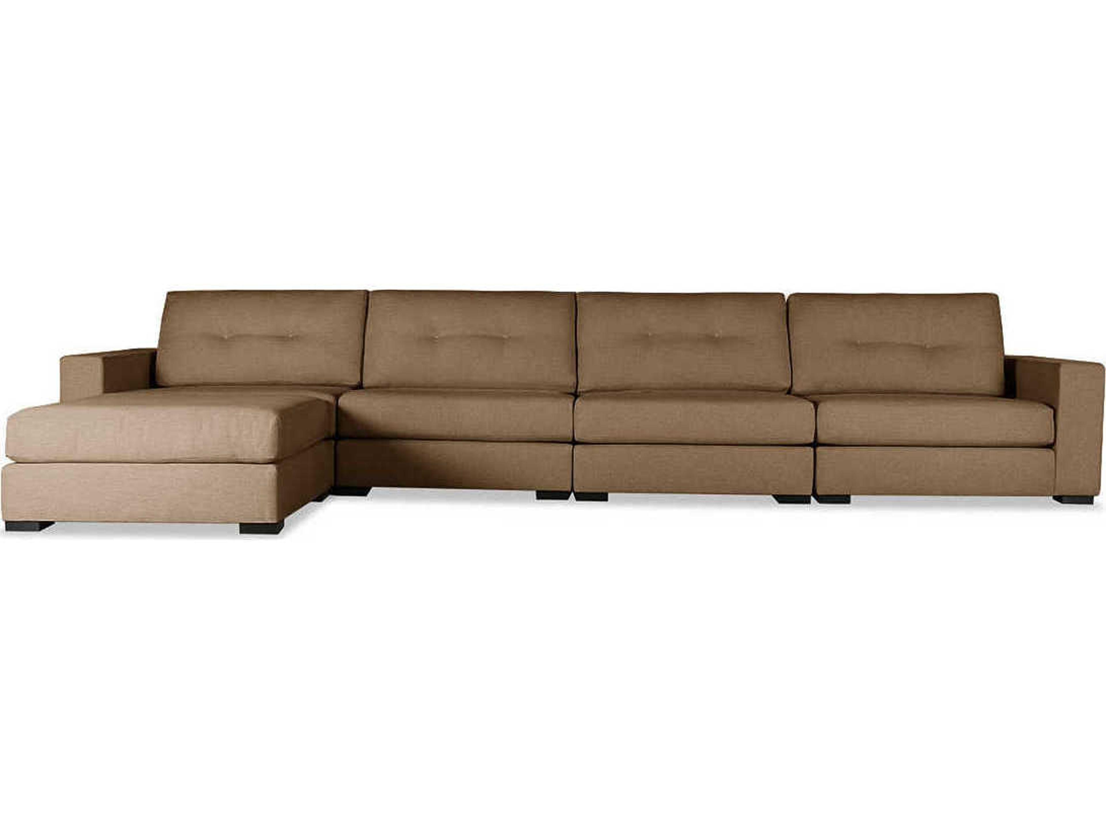 Nativa Interiors Veranda Buttoned 5 - Pieces LAF Upholstered Sectional Sofa