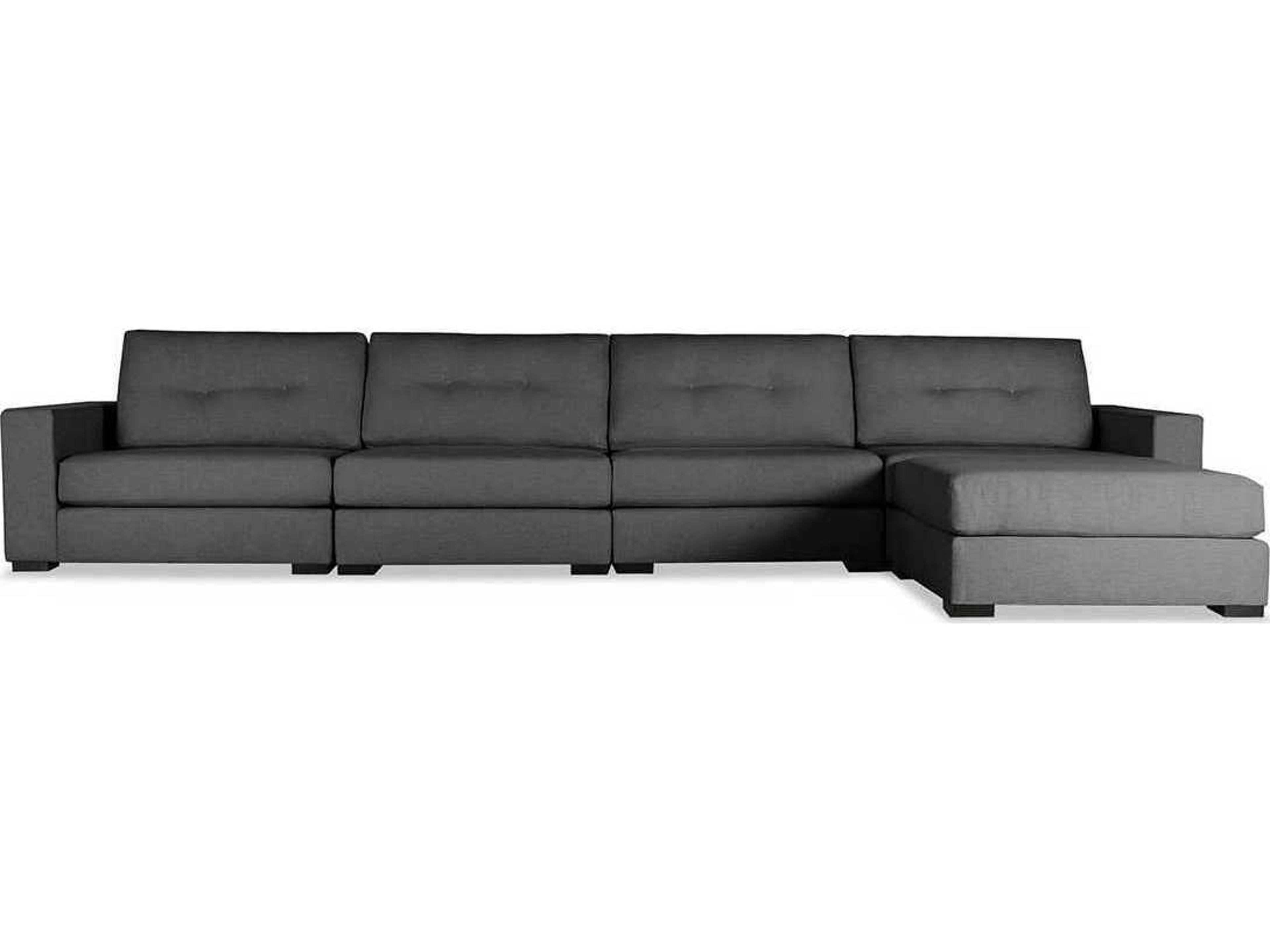 Nativa Interiors Veranda Buttoned 5 - Pieces LAF Upholstered Sectional Sofa