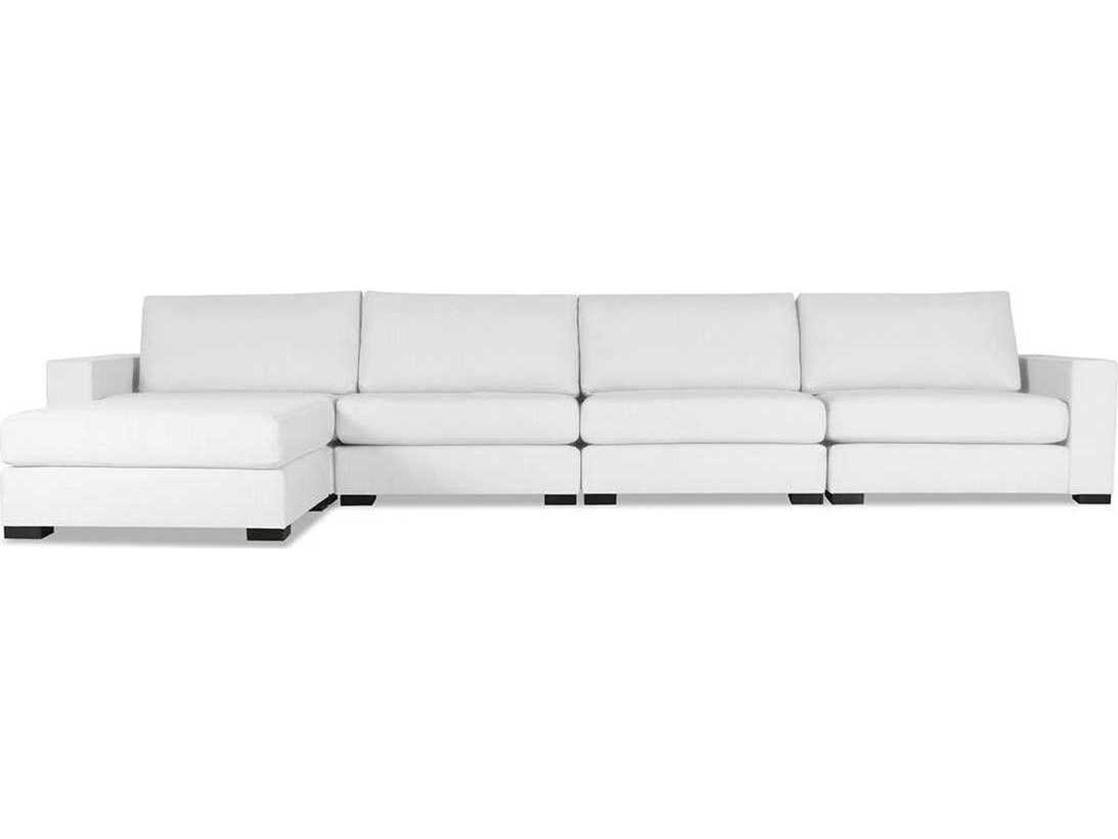 Nativa Interiors Veranda 5 - Pieces Upholstered Sectional Sofa with Ottoman