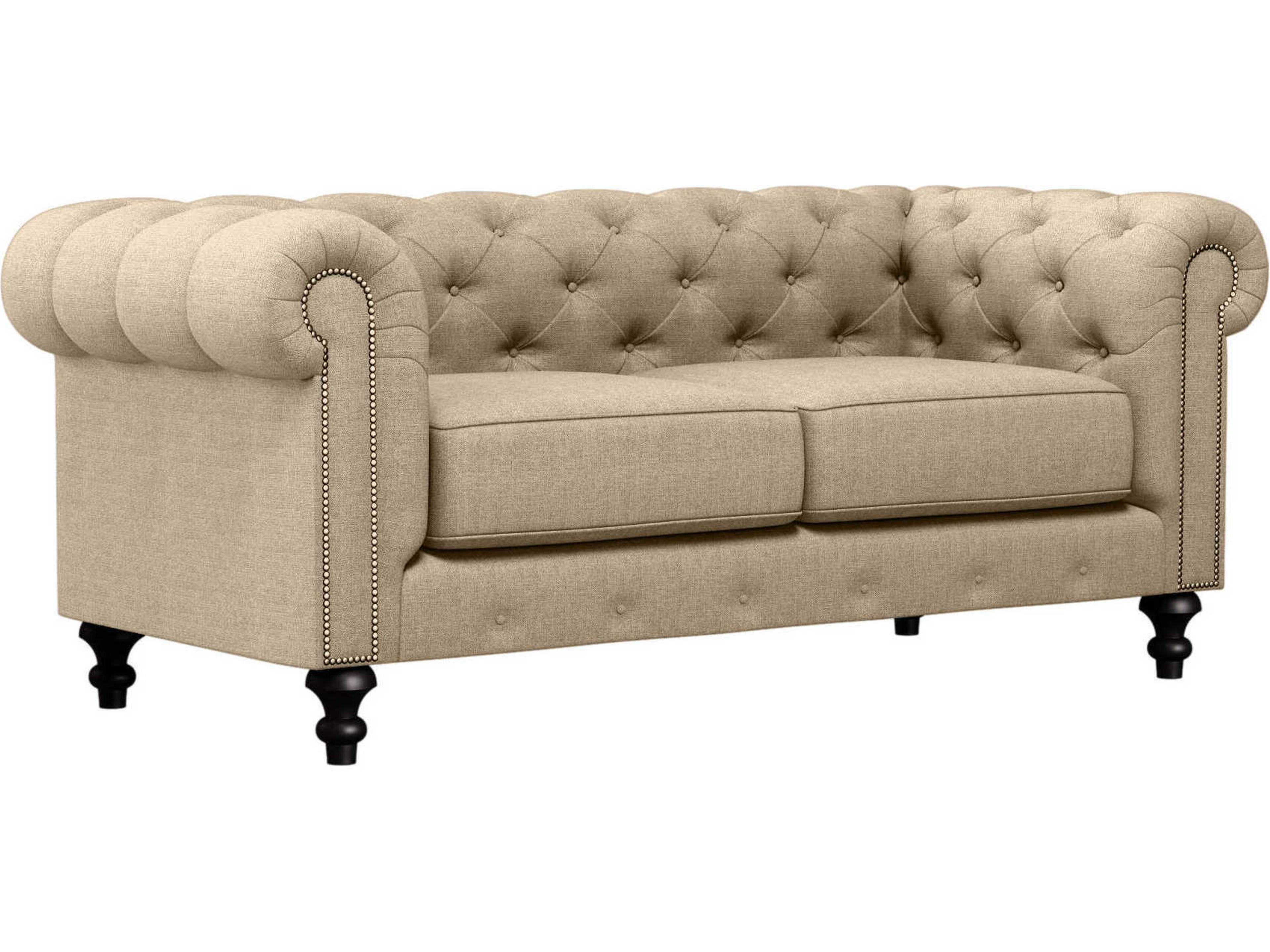 Nativa Interiors London Tufted Upholstered Sofa