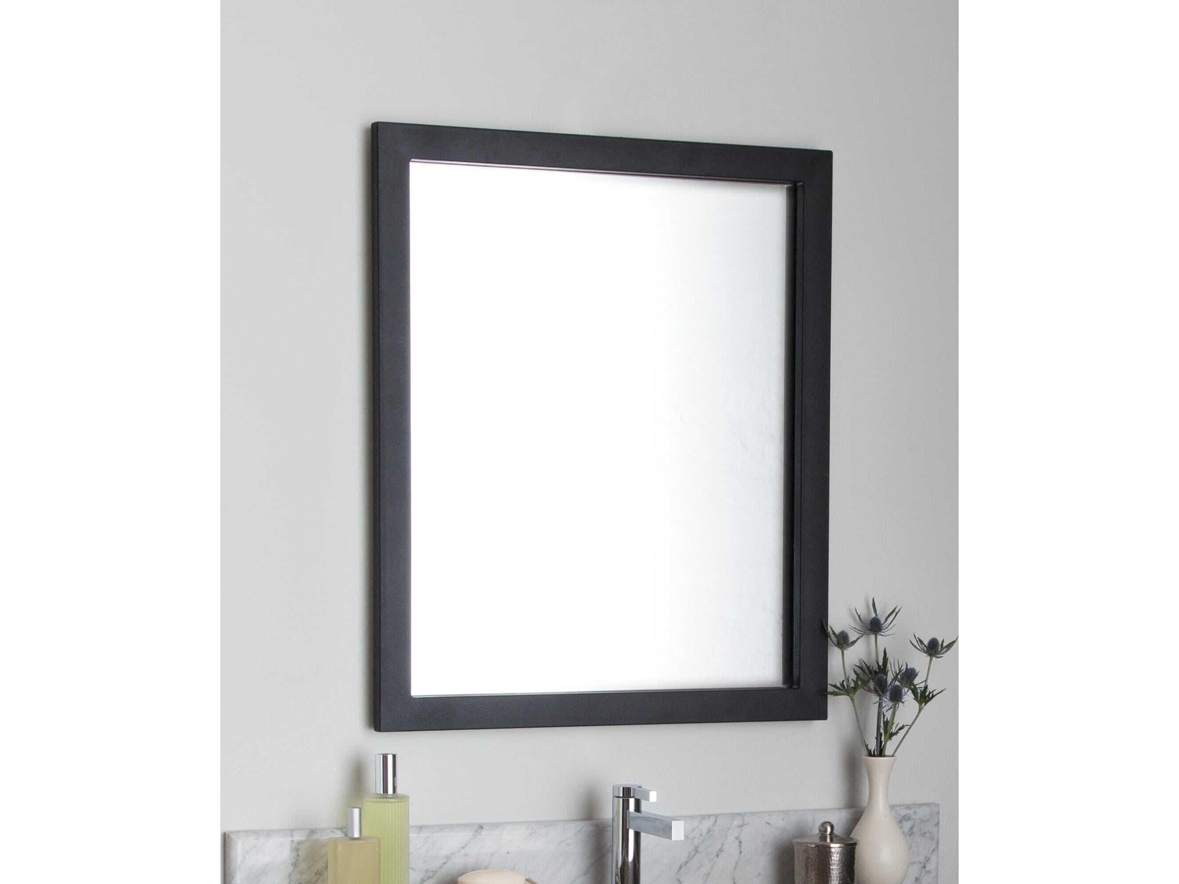 Native Trails Havana Black Rectangular Wall Mirror