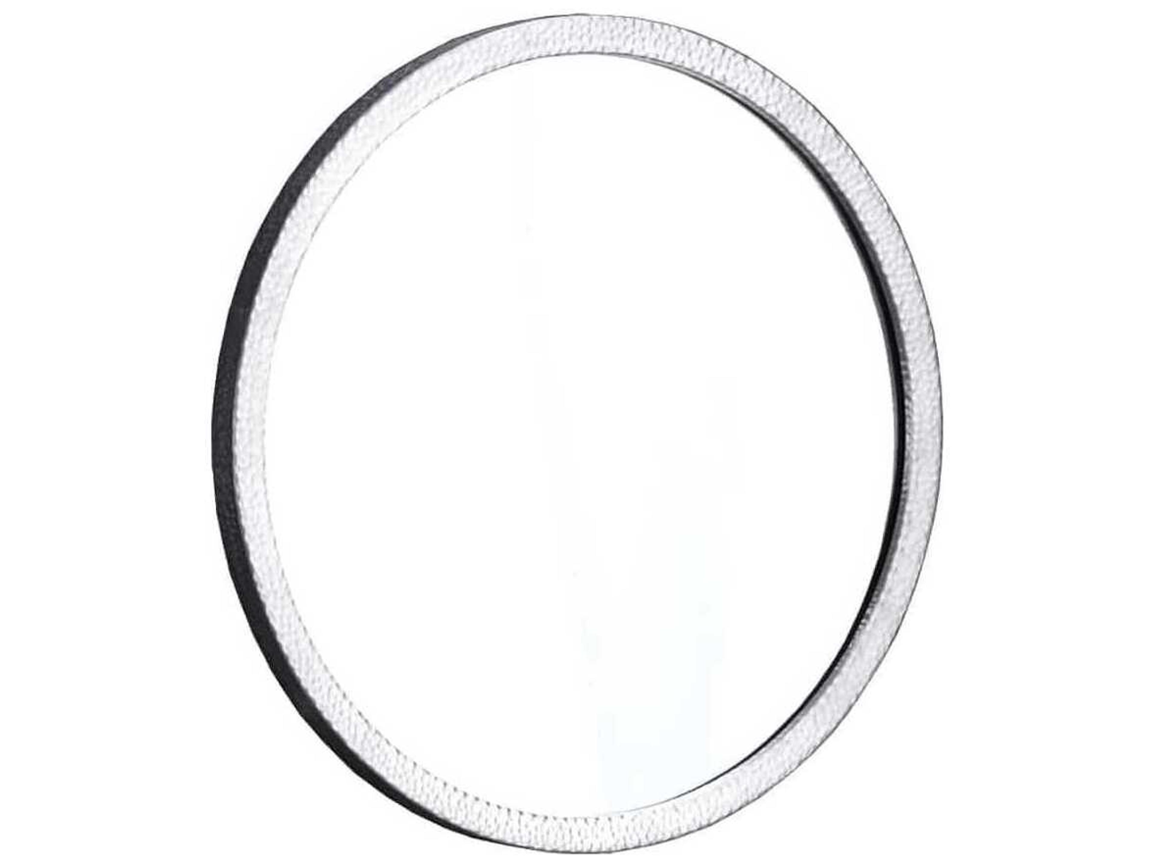 Divinity Aluminum Round Wall Mirror
