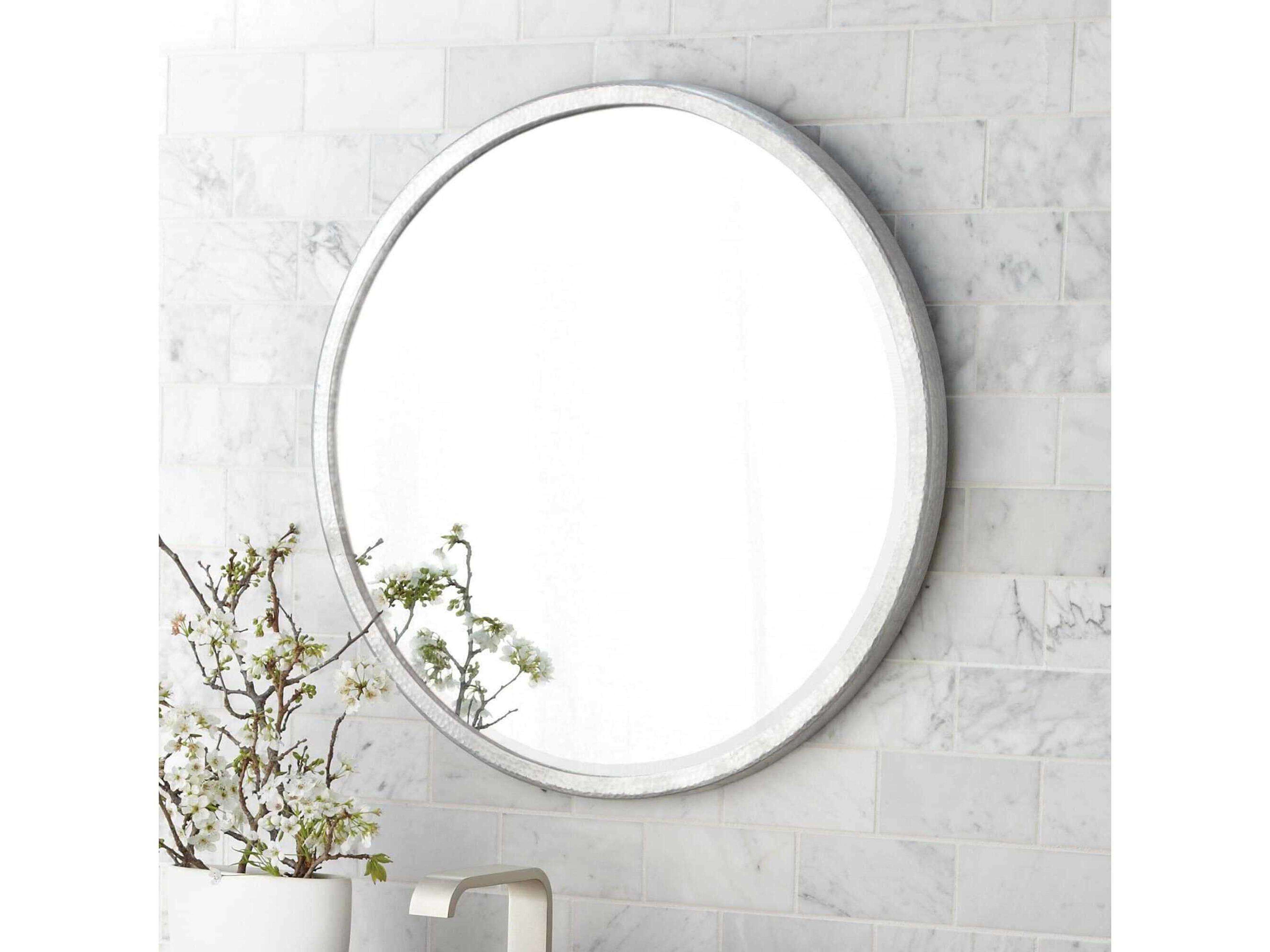 Native Trails Divinity Aluminum Round Wall Mirror