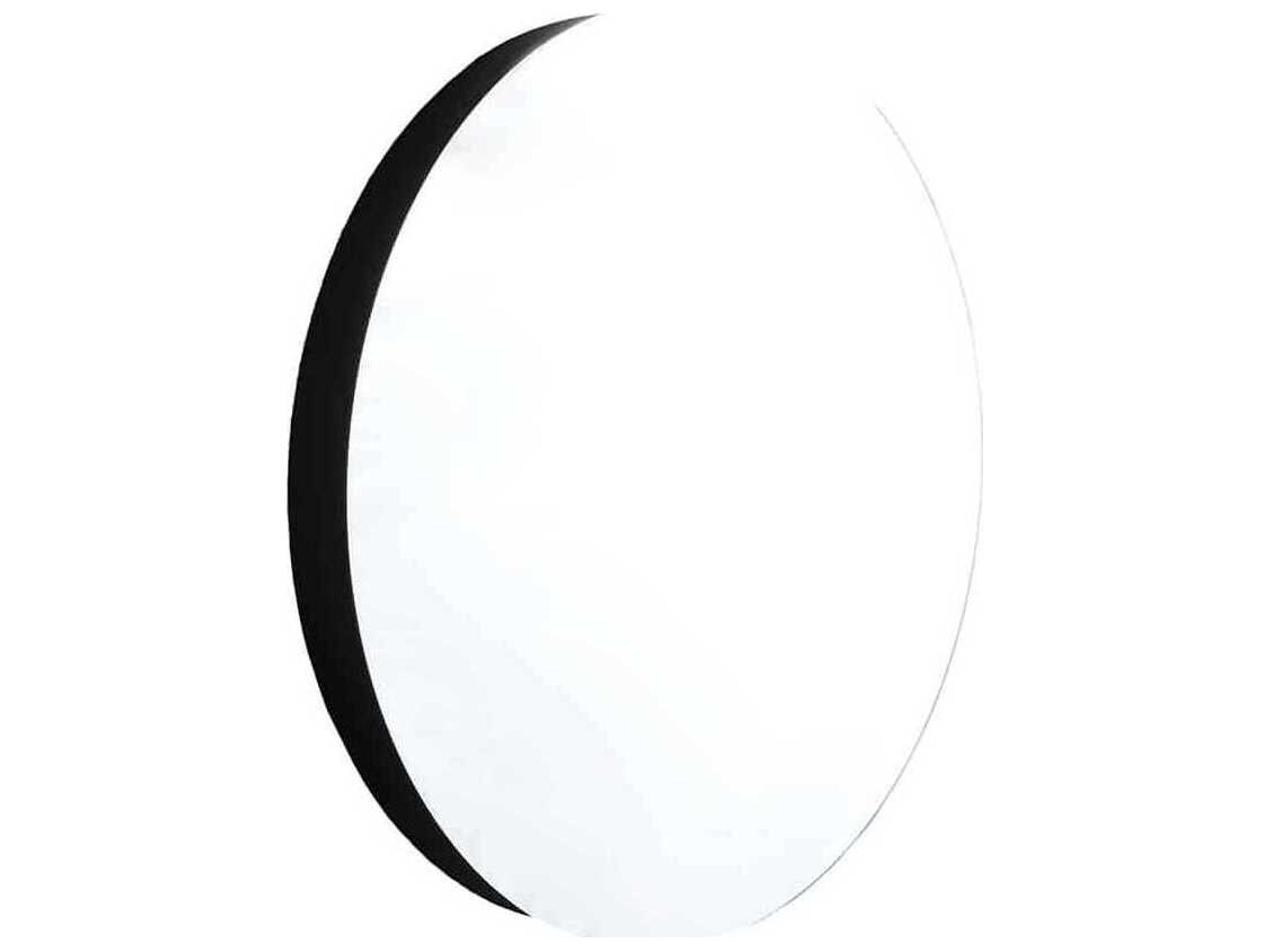 Solace Midnight Round Wall Mirror