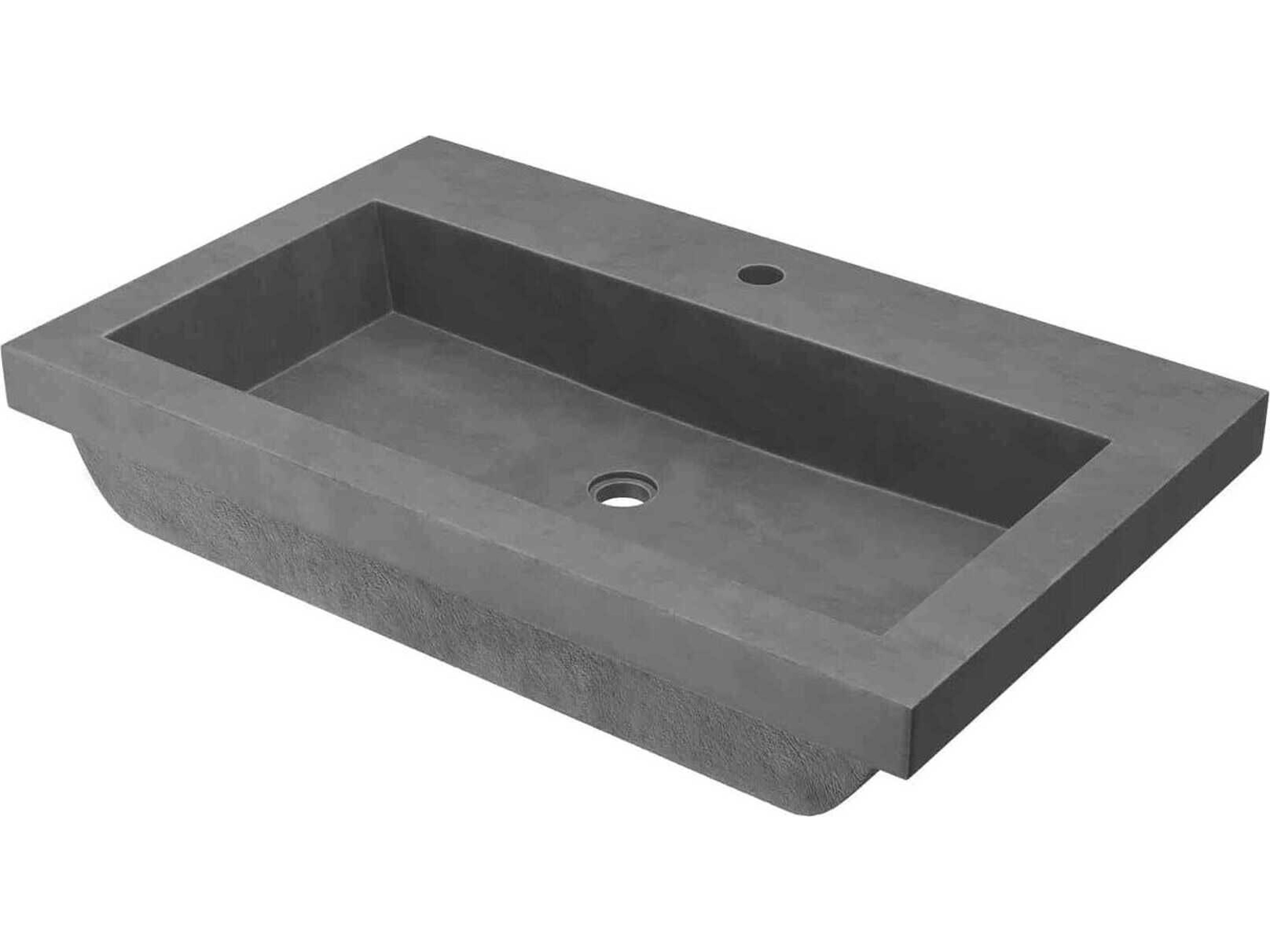 Trough Slate Bathroom Sink