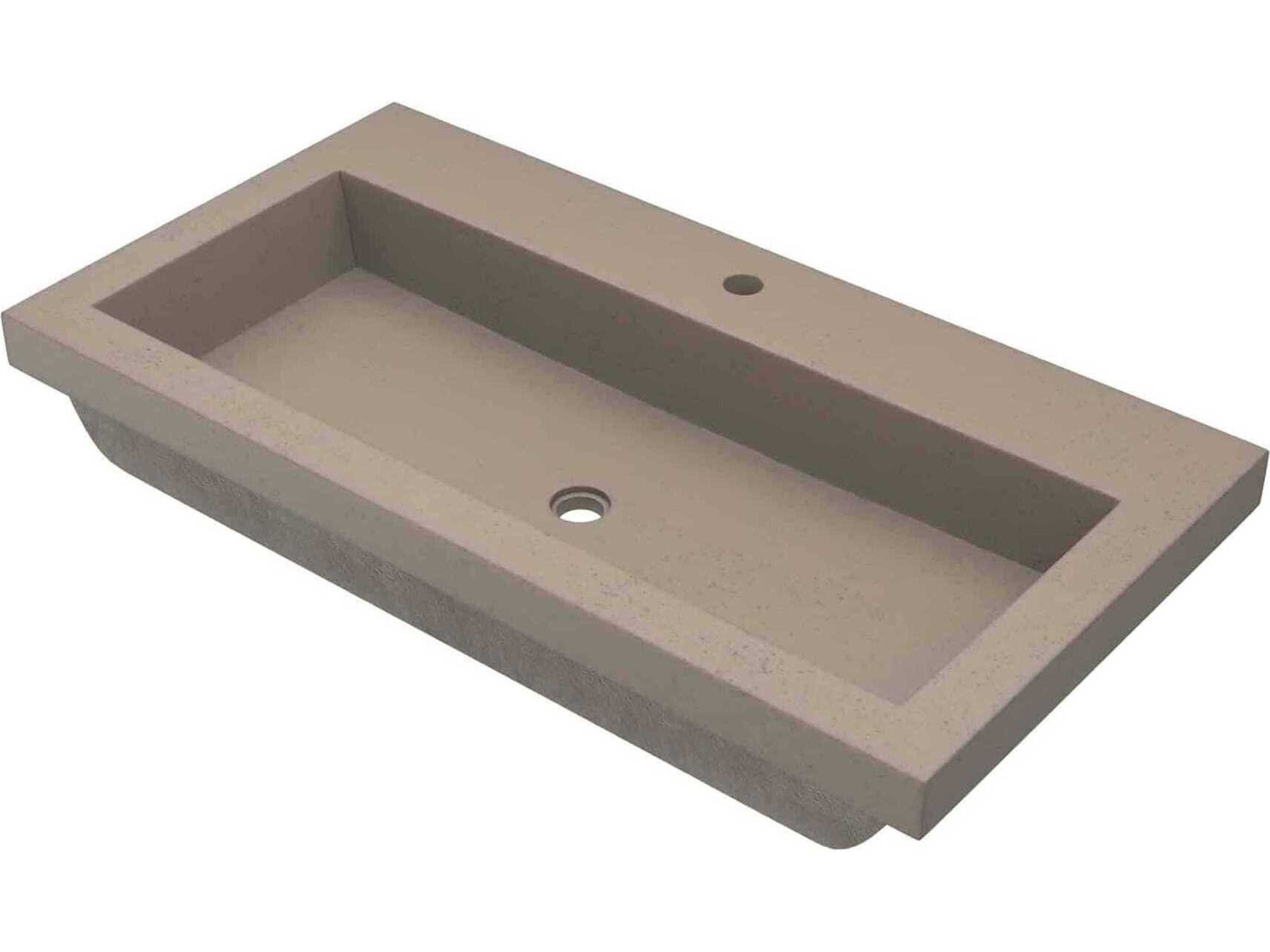 Trough Earth Bathroom Sink