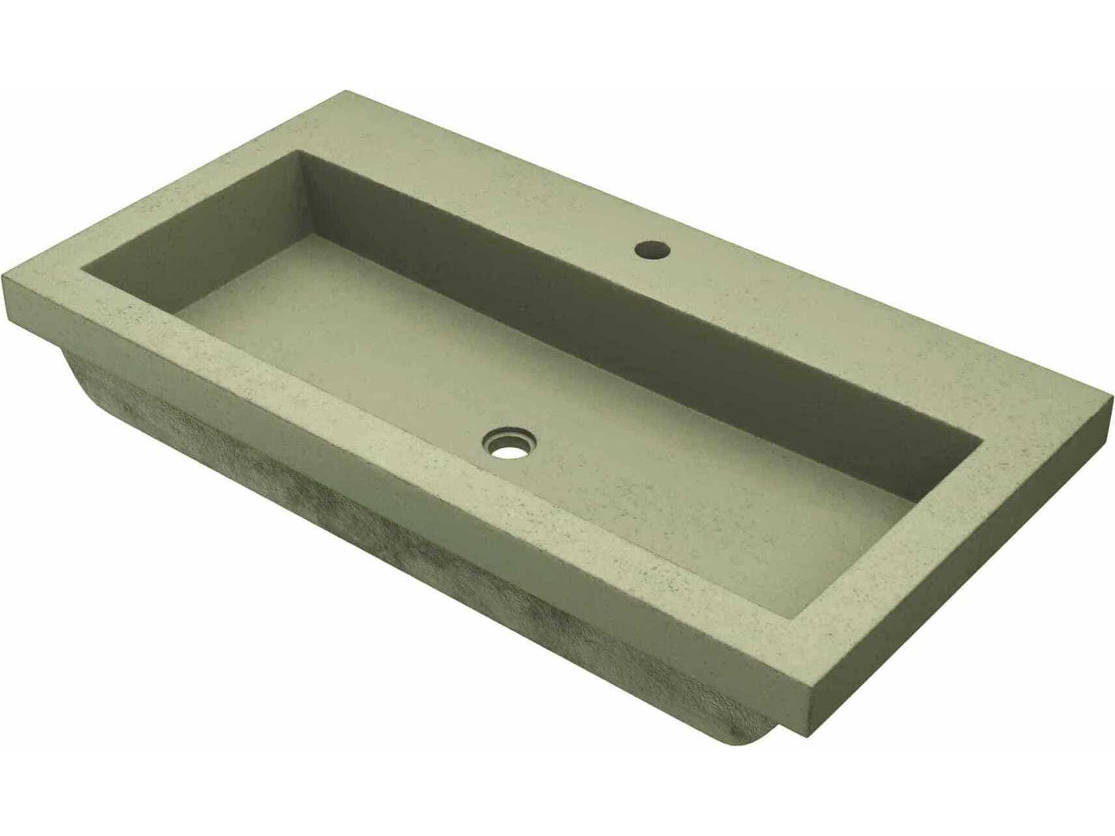 Trough Sage Bathroom Sink