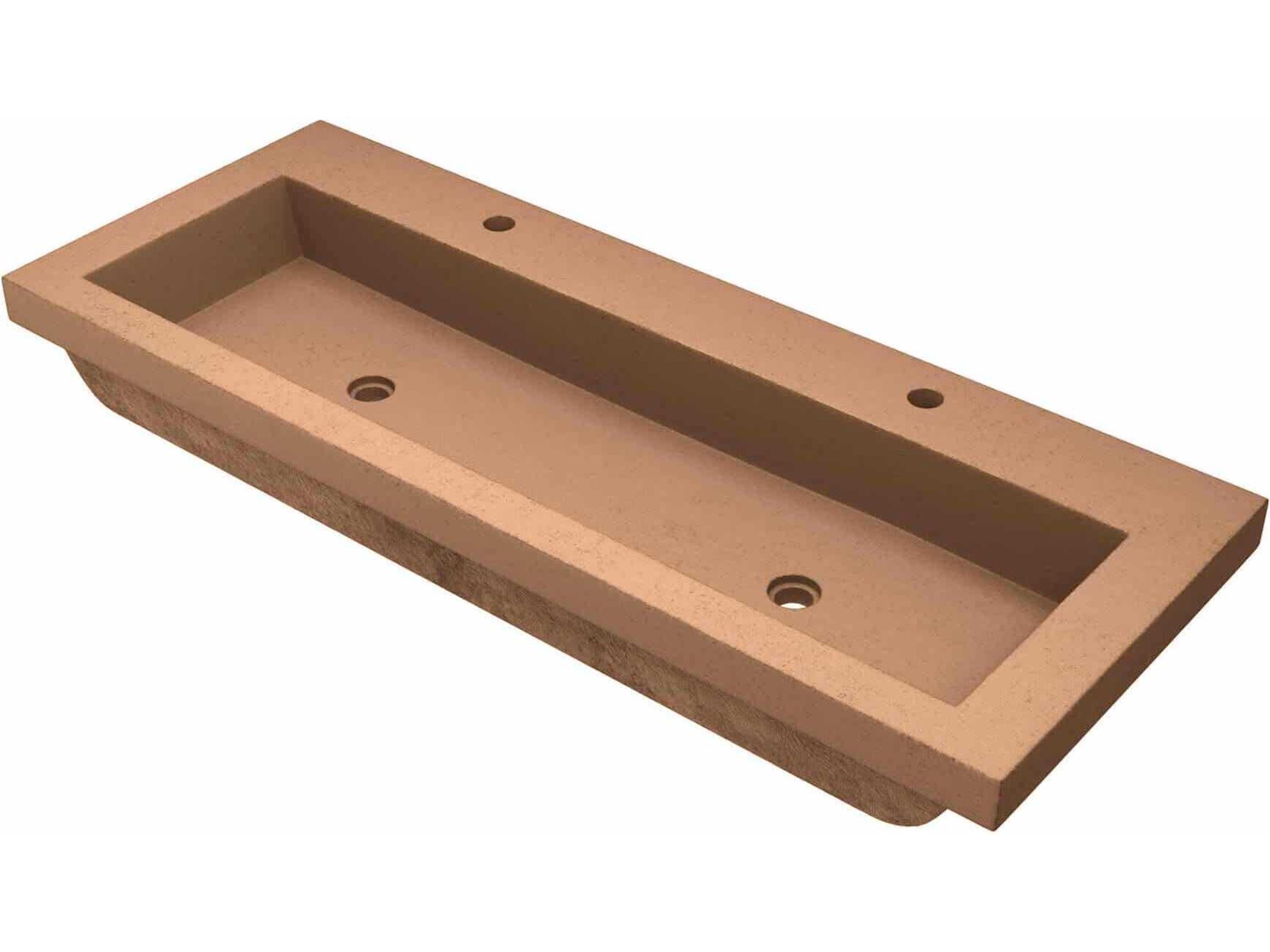 Trough Terracotta Bathroom Sink