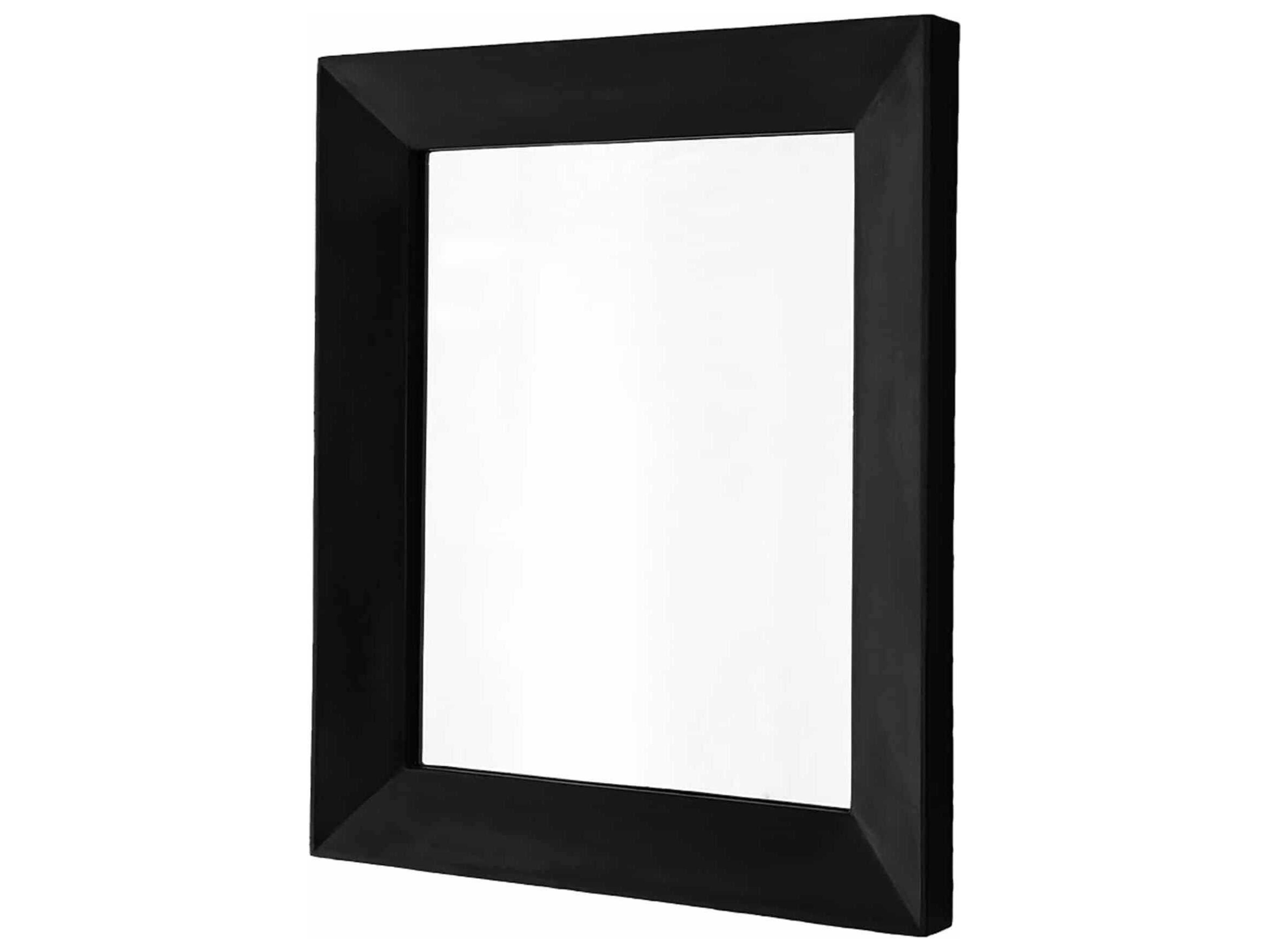 Portola Charcoal Rectangular Wall Mirror