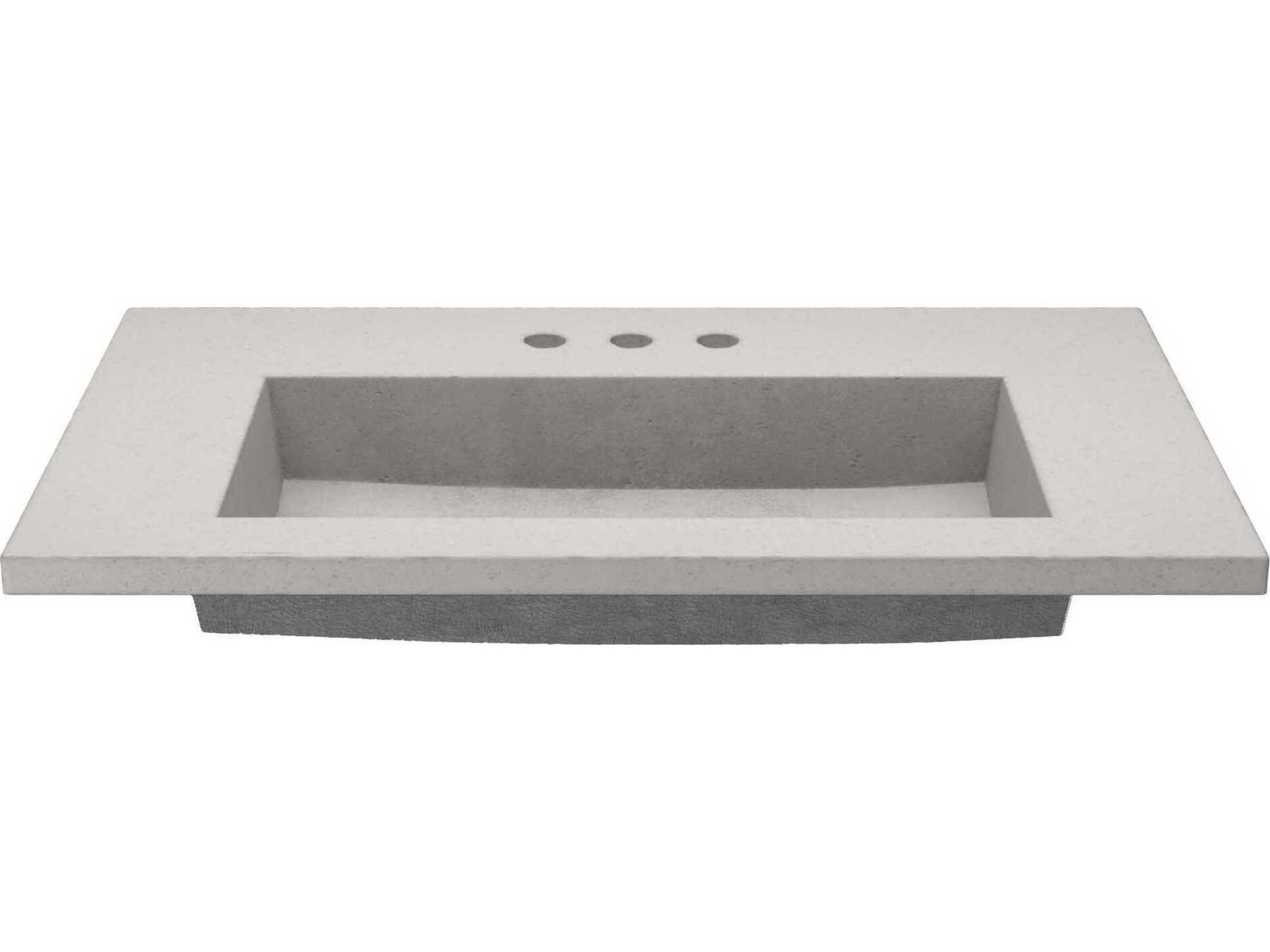 Native Trails Capistrano Ash 36" Vanity Top with Integral Trough