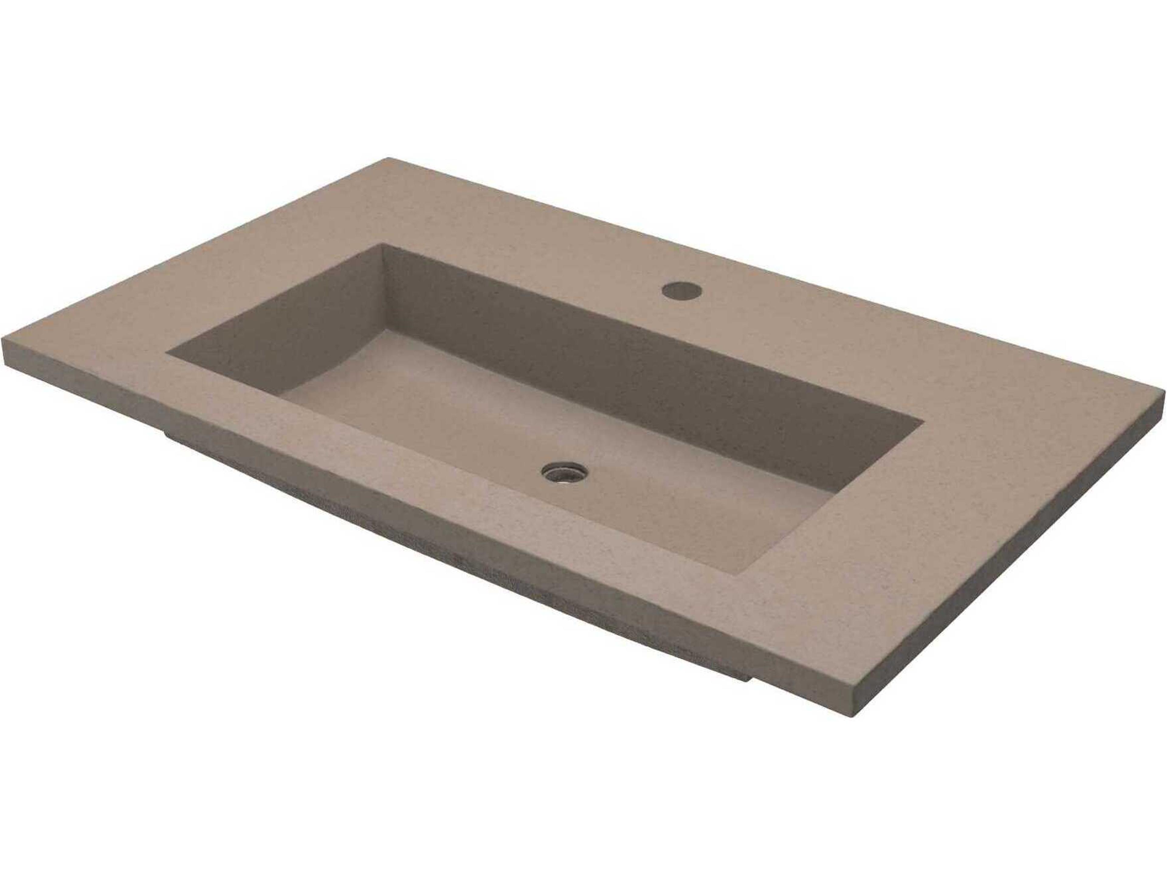 Capistrano Earth 36" Vanity Top with Integral Trough