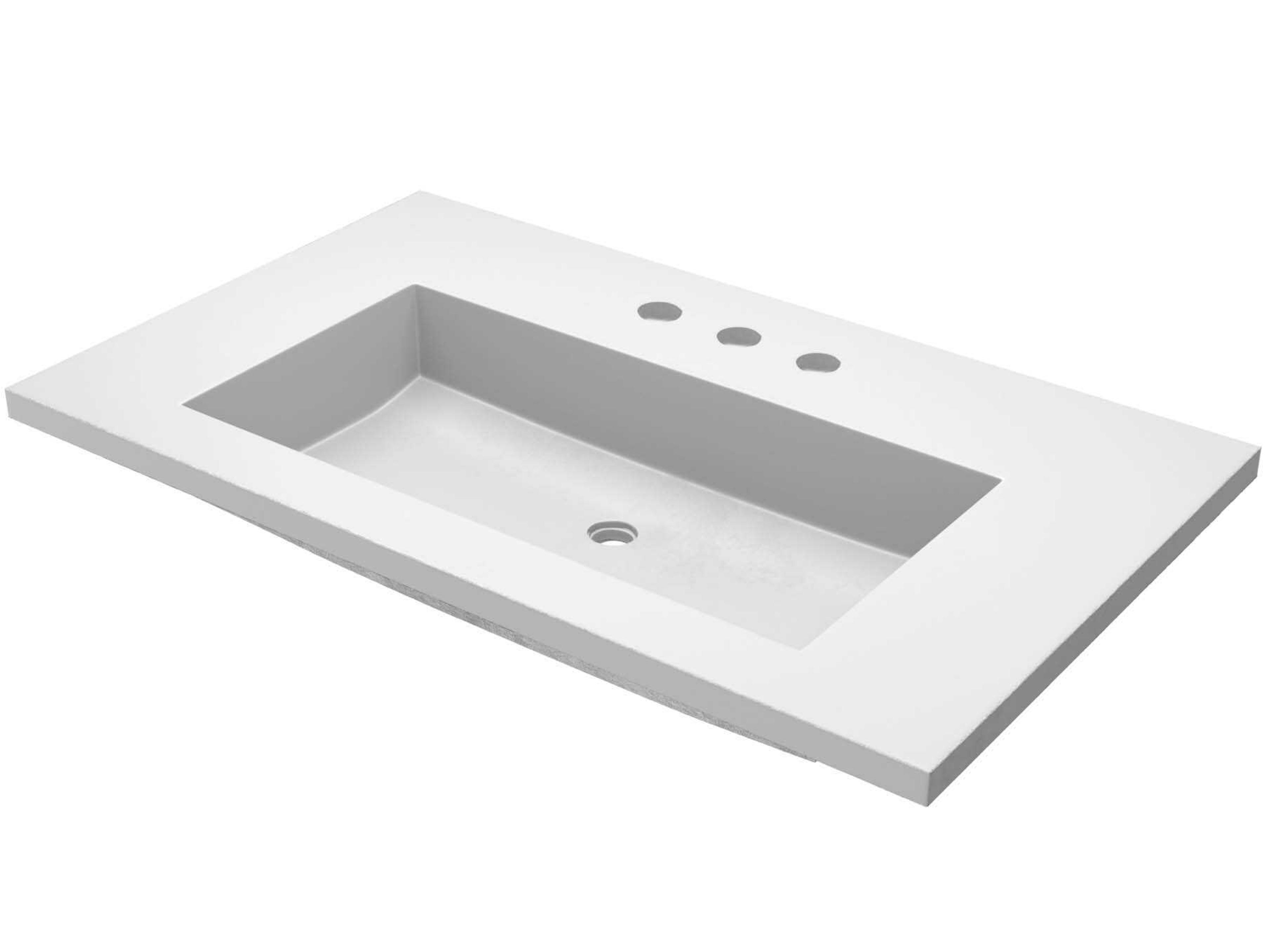 Native Trails Capistrano Pearl 36" Vanity Top with Integral Trough