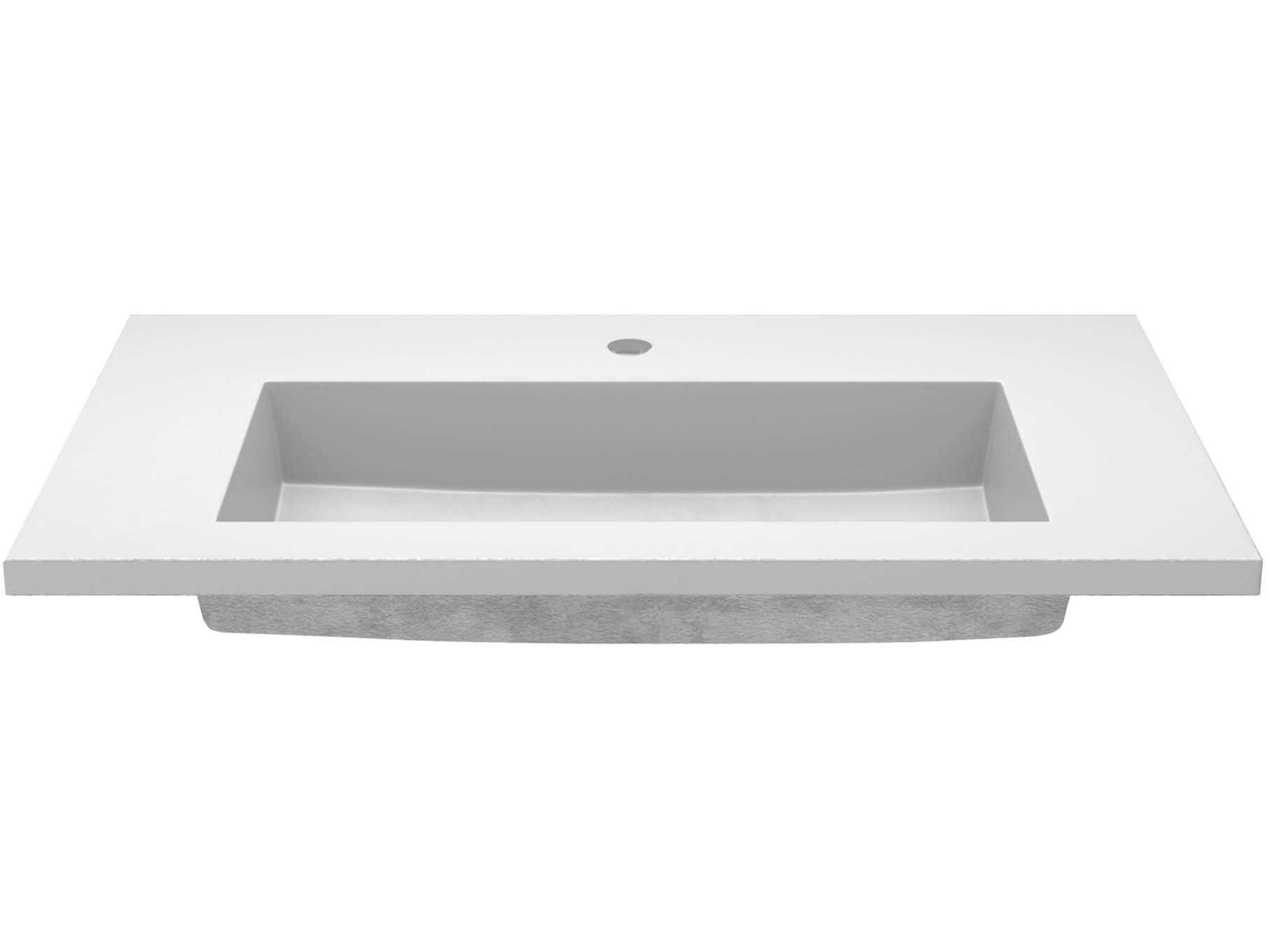 Native Trails Capistrano Pearl 36" Vanity Top with Integral Trough