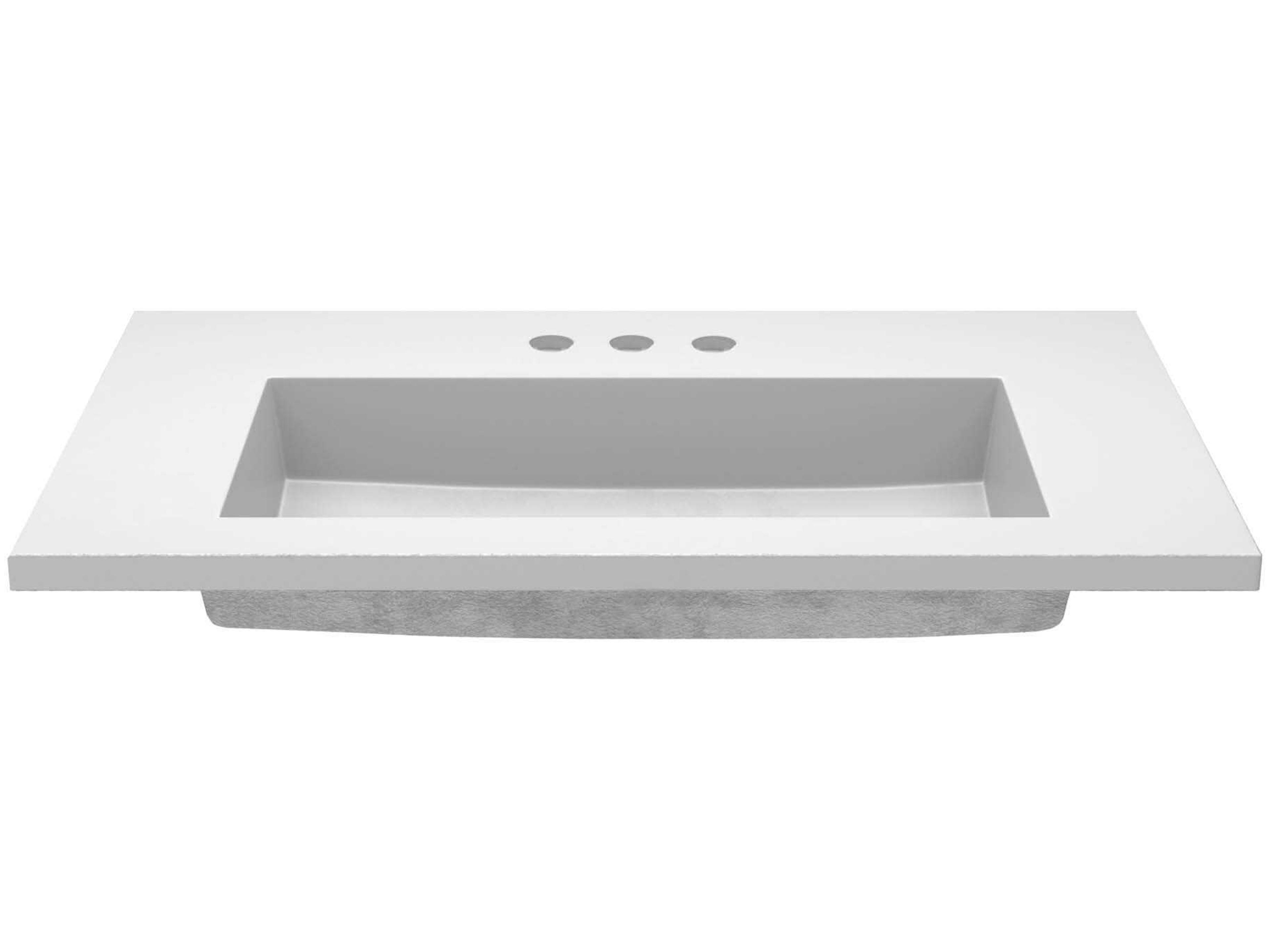 Native Trails Capistrano Pearl 36" Vanity Top with Integral Trough