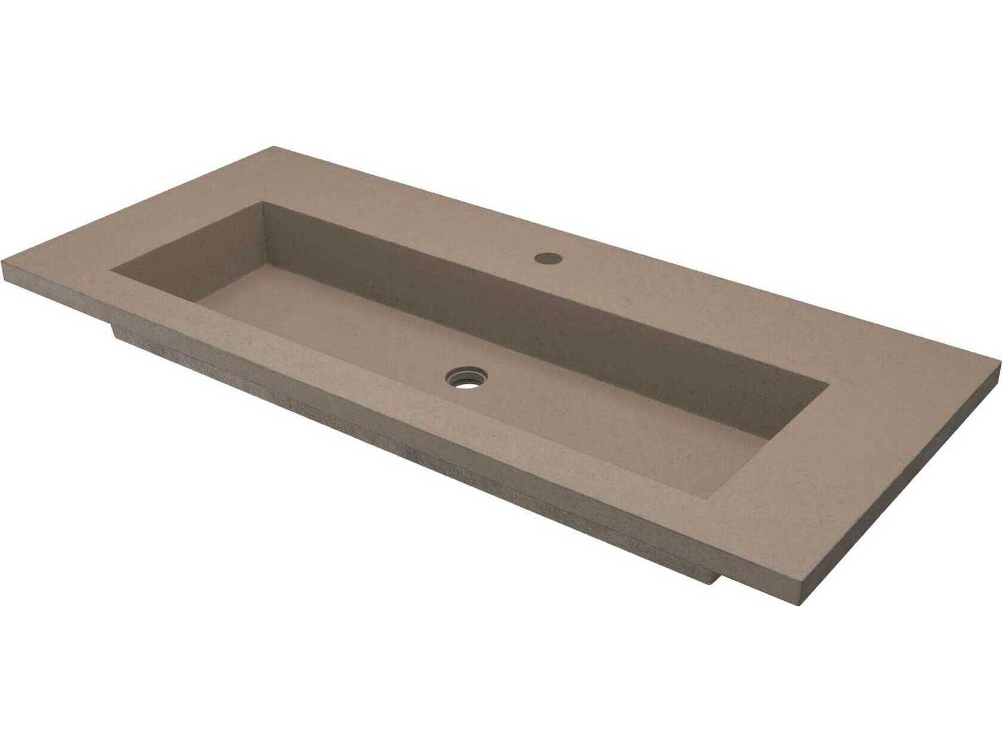 Capistrano Earth 48" Vanity Top with Integral Trough