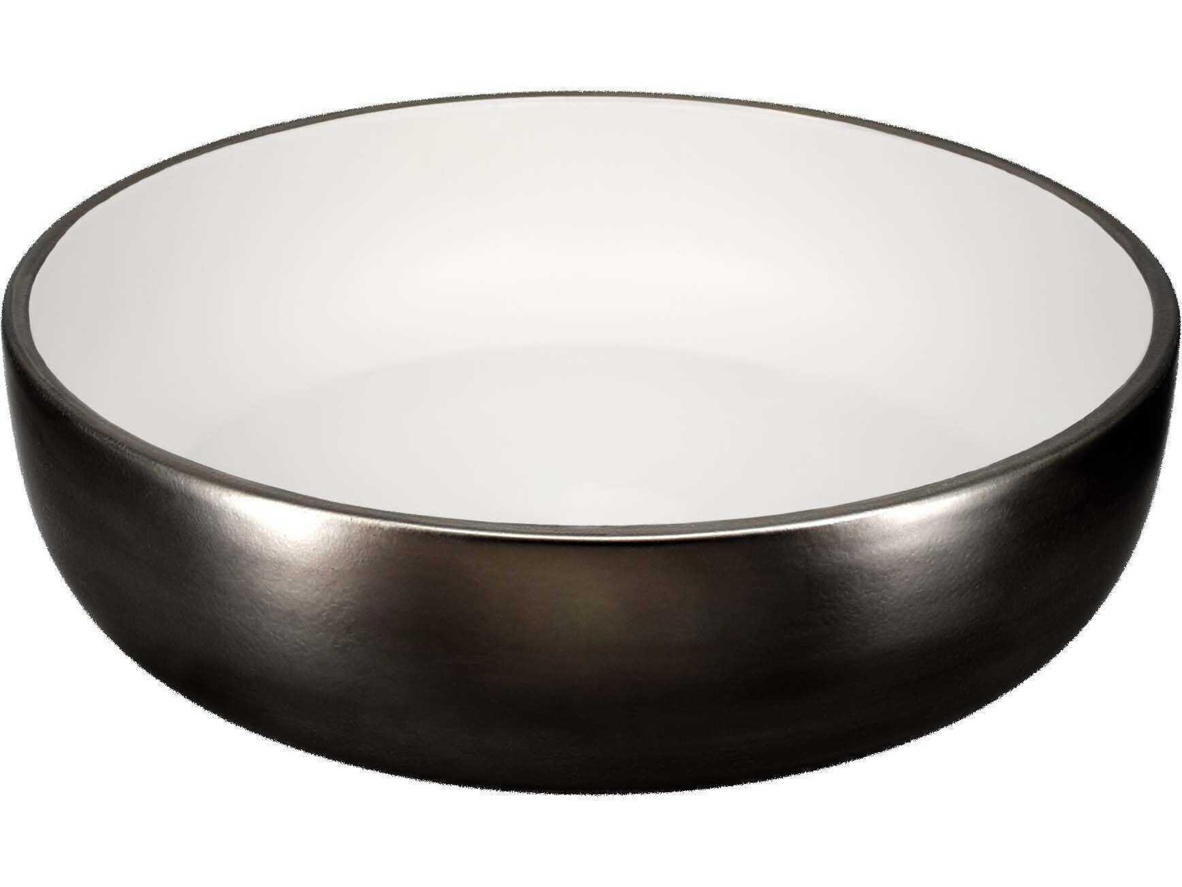 Bliss Gunmetal White Bathroom Sink