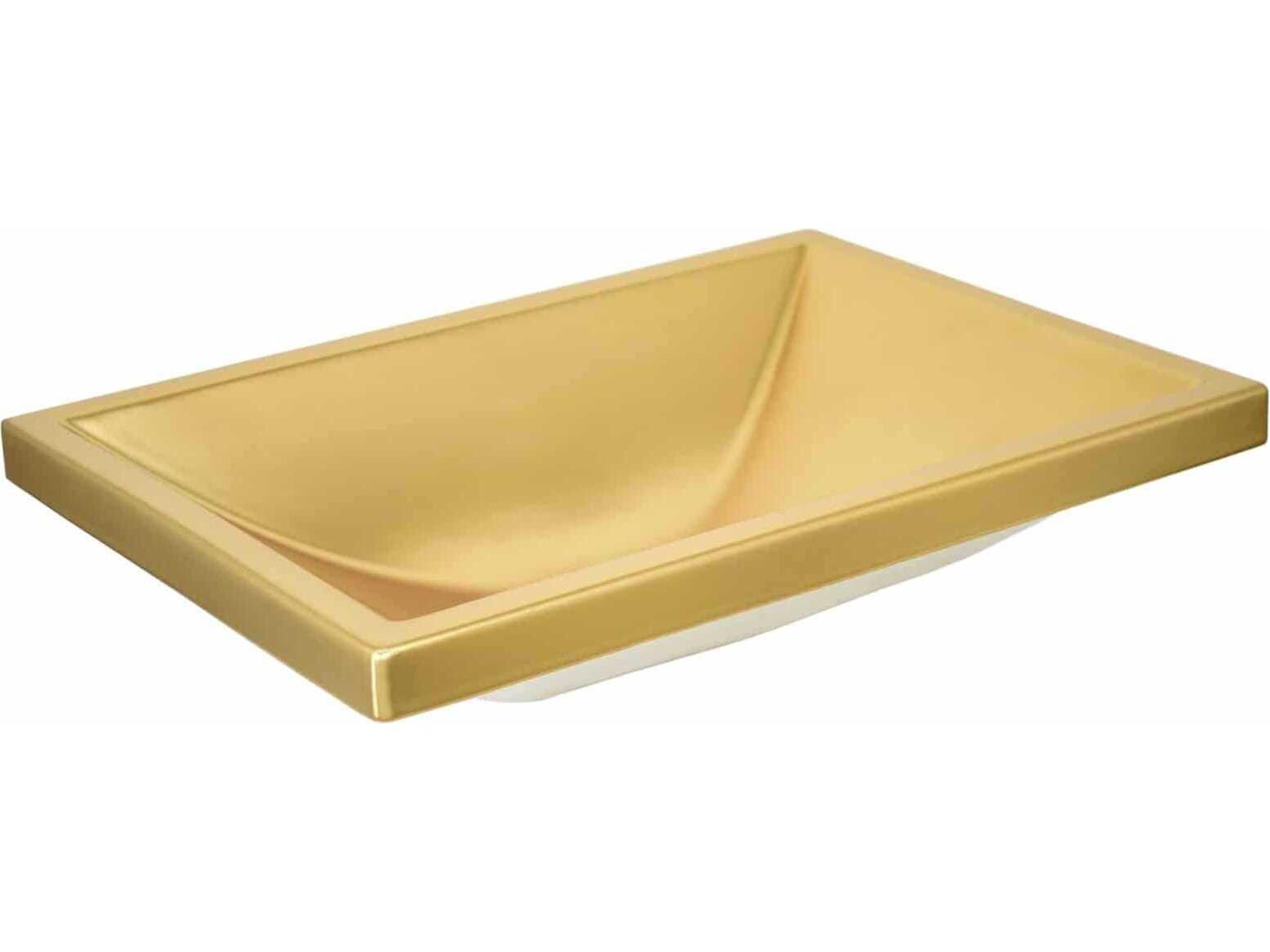 Amara Matte Gold Bathroom Sink