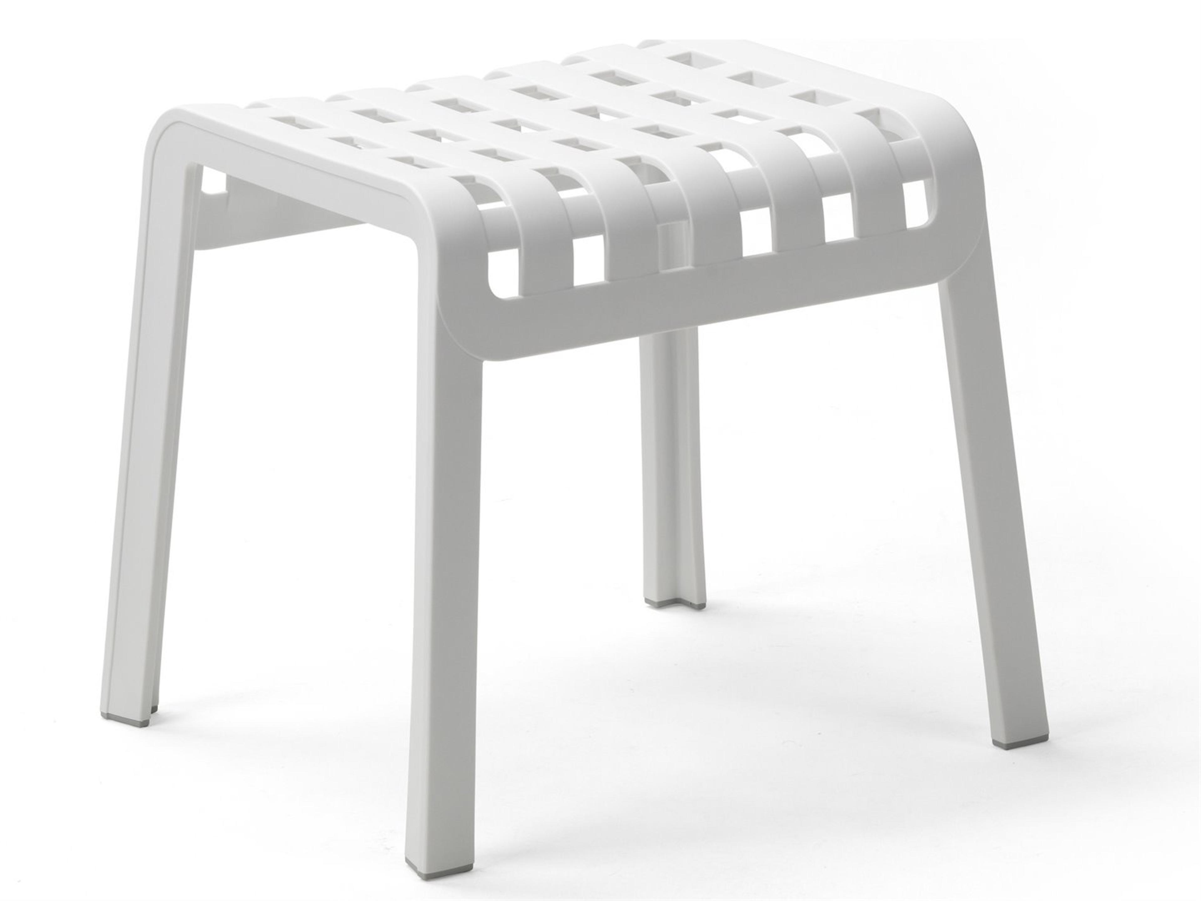 Poggio Outdoor Footstool Folio Modern Resin Pouf