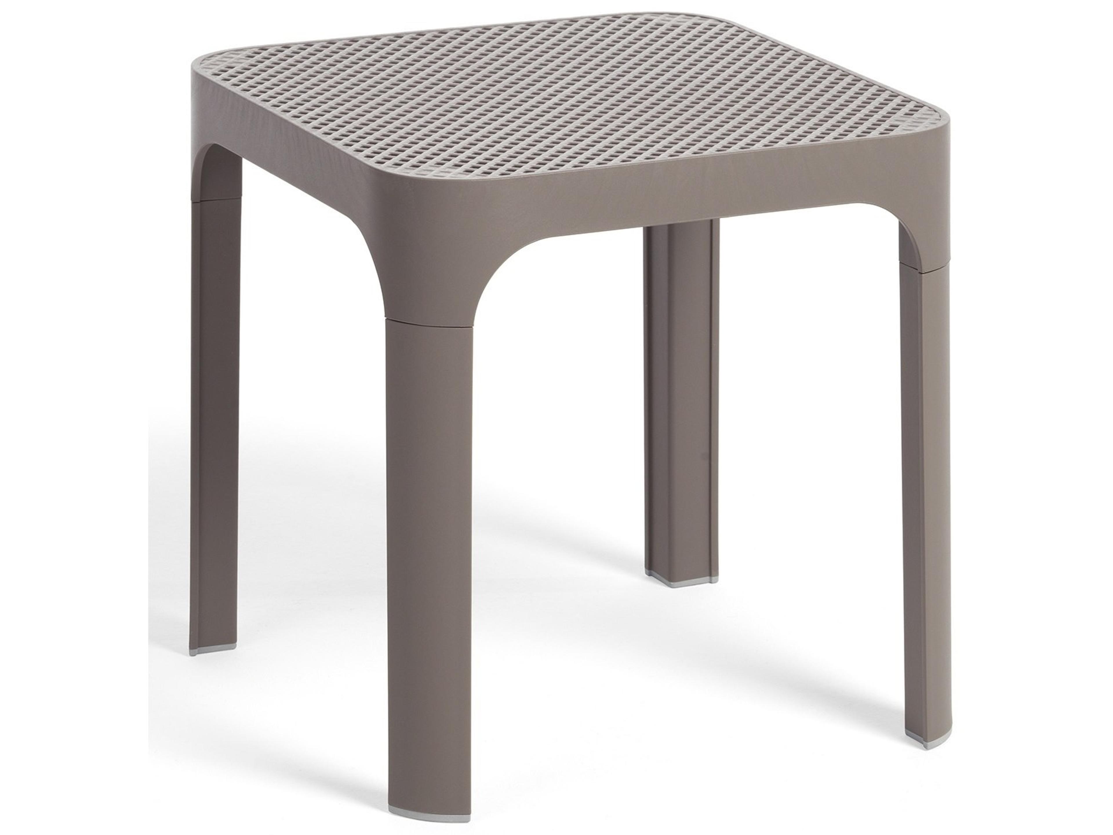 Net Resin Square End Table