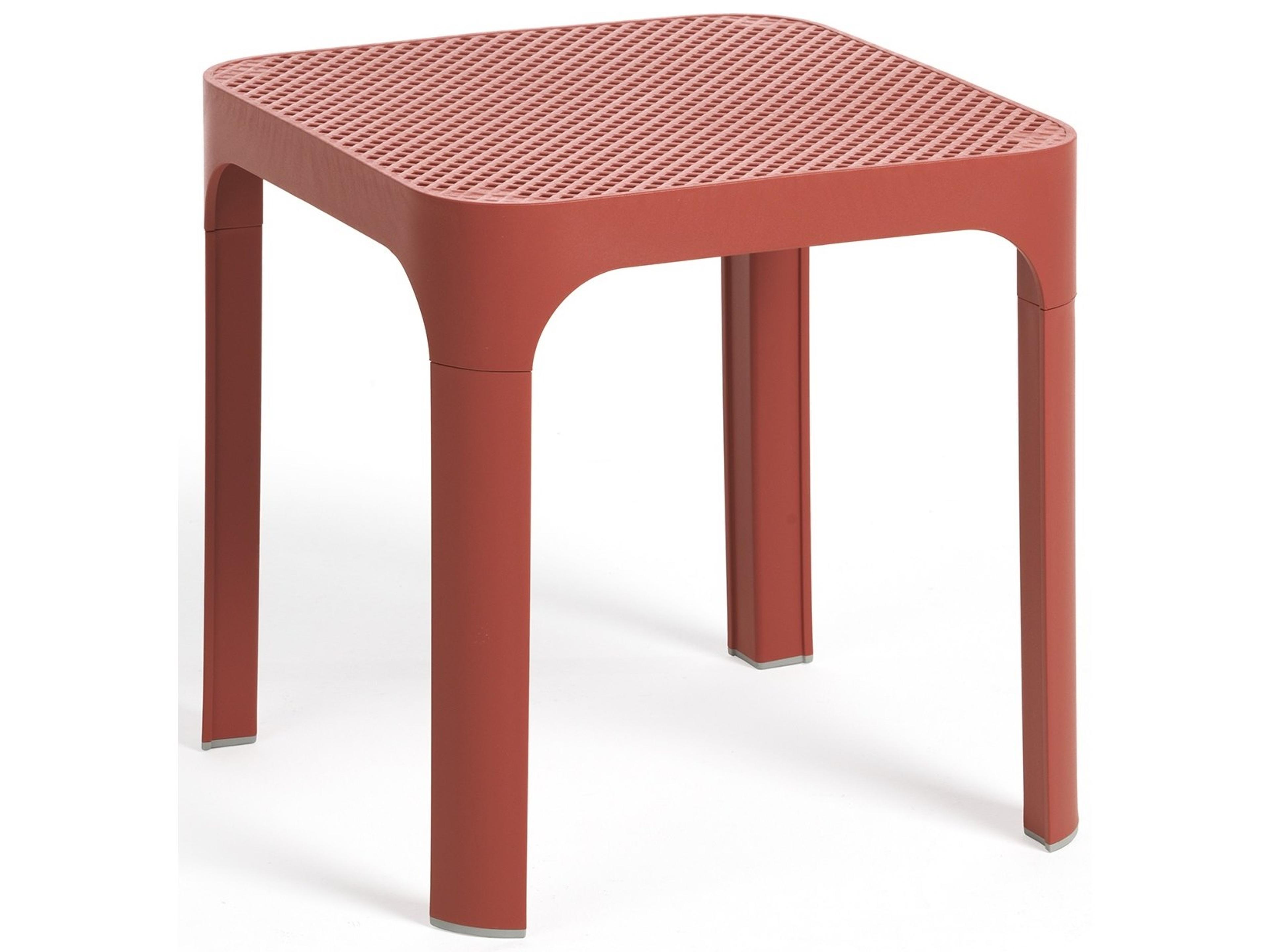 Net Resin Square End Table
