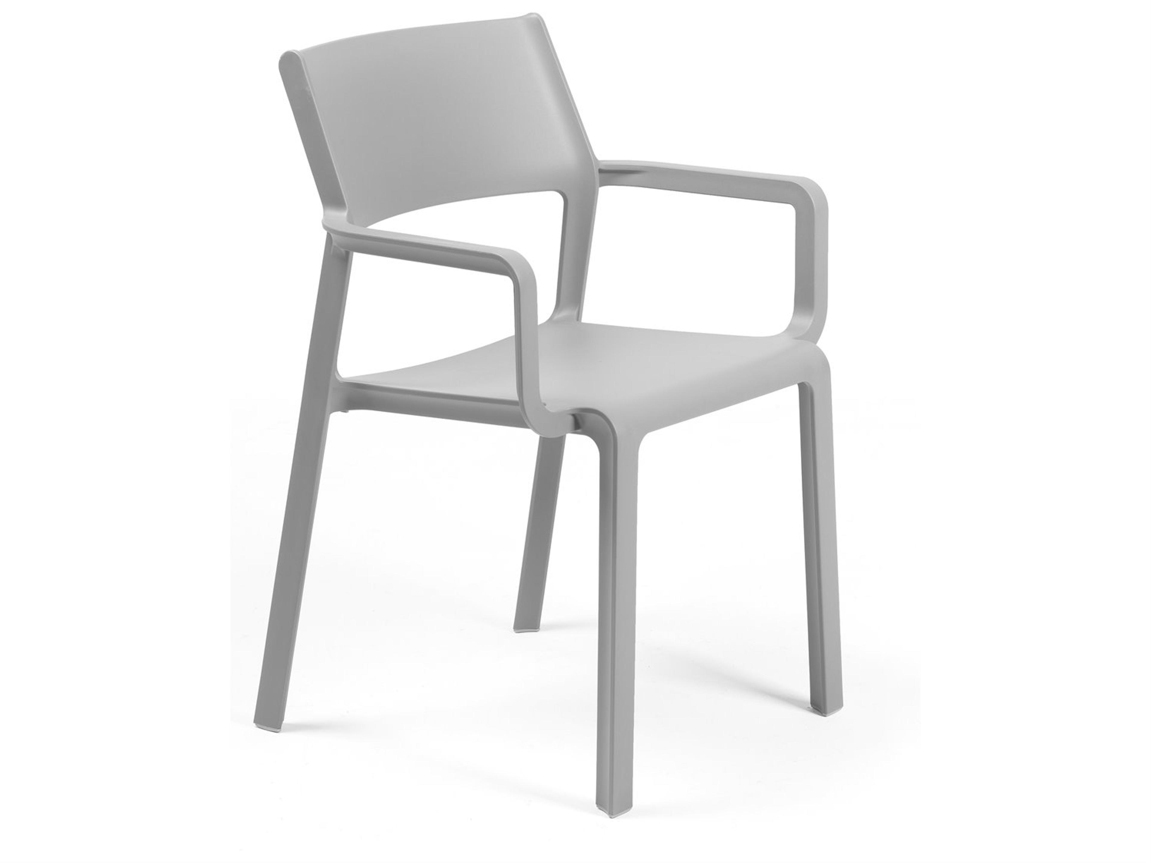 Trill Arm Chair in Grigio Modern Outdoor Dining Chair