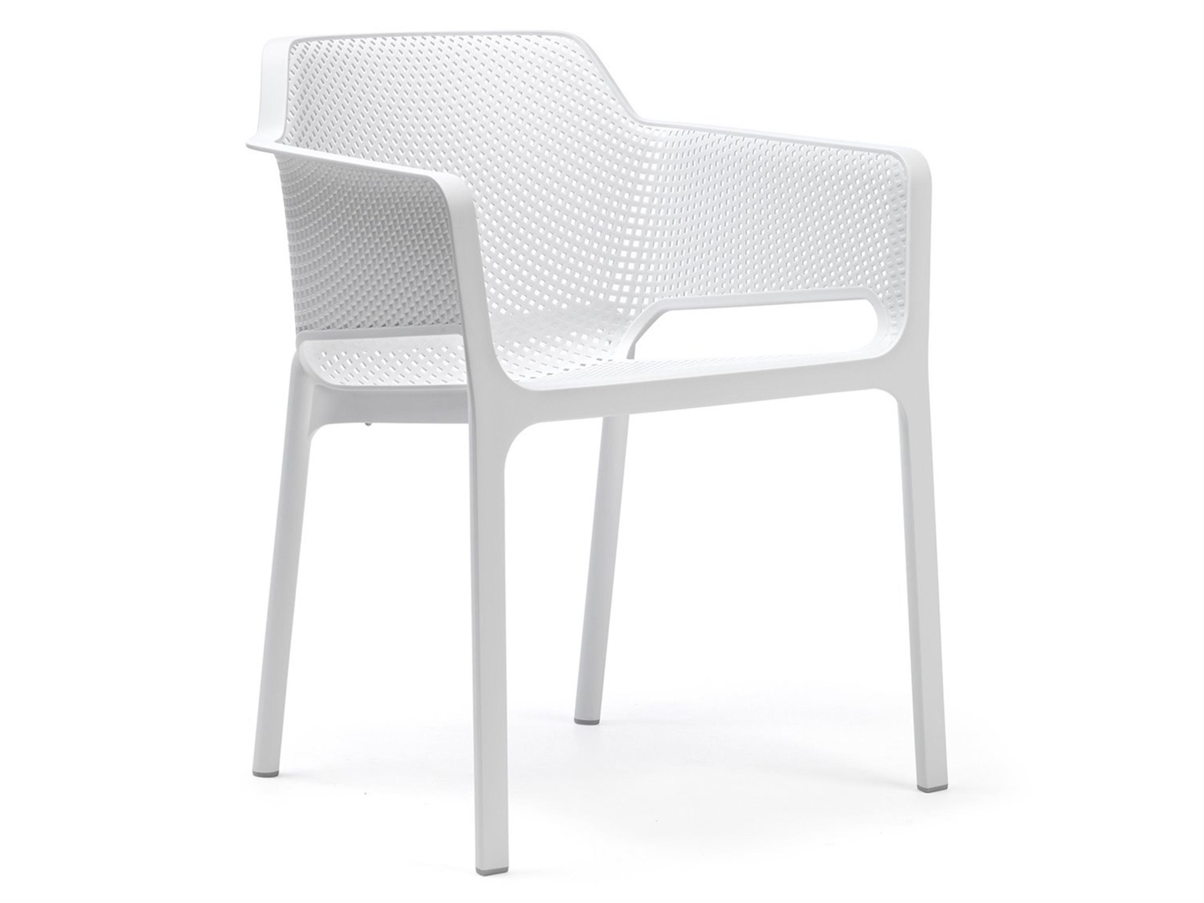 Net Relax Armchair in Bianco White