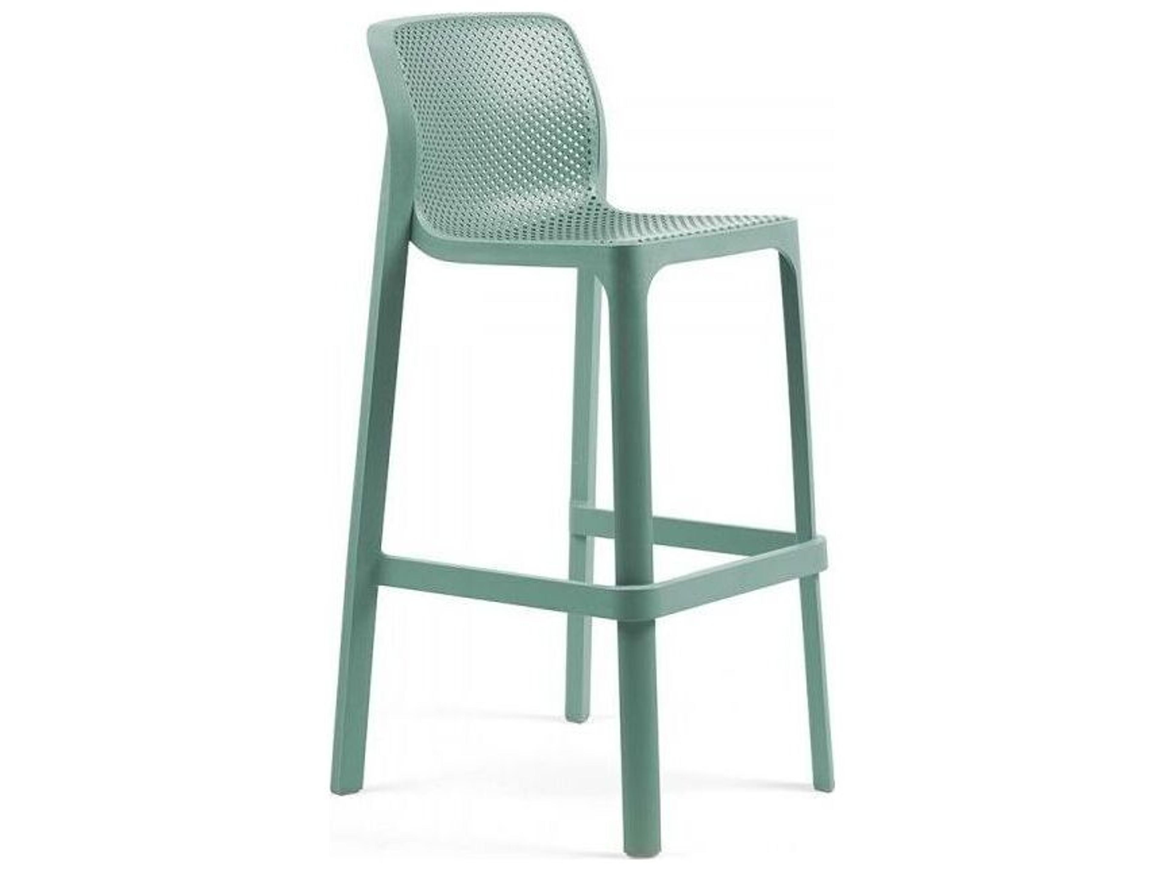 NET Resin Salice Patio Bar Stool