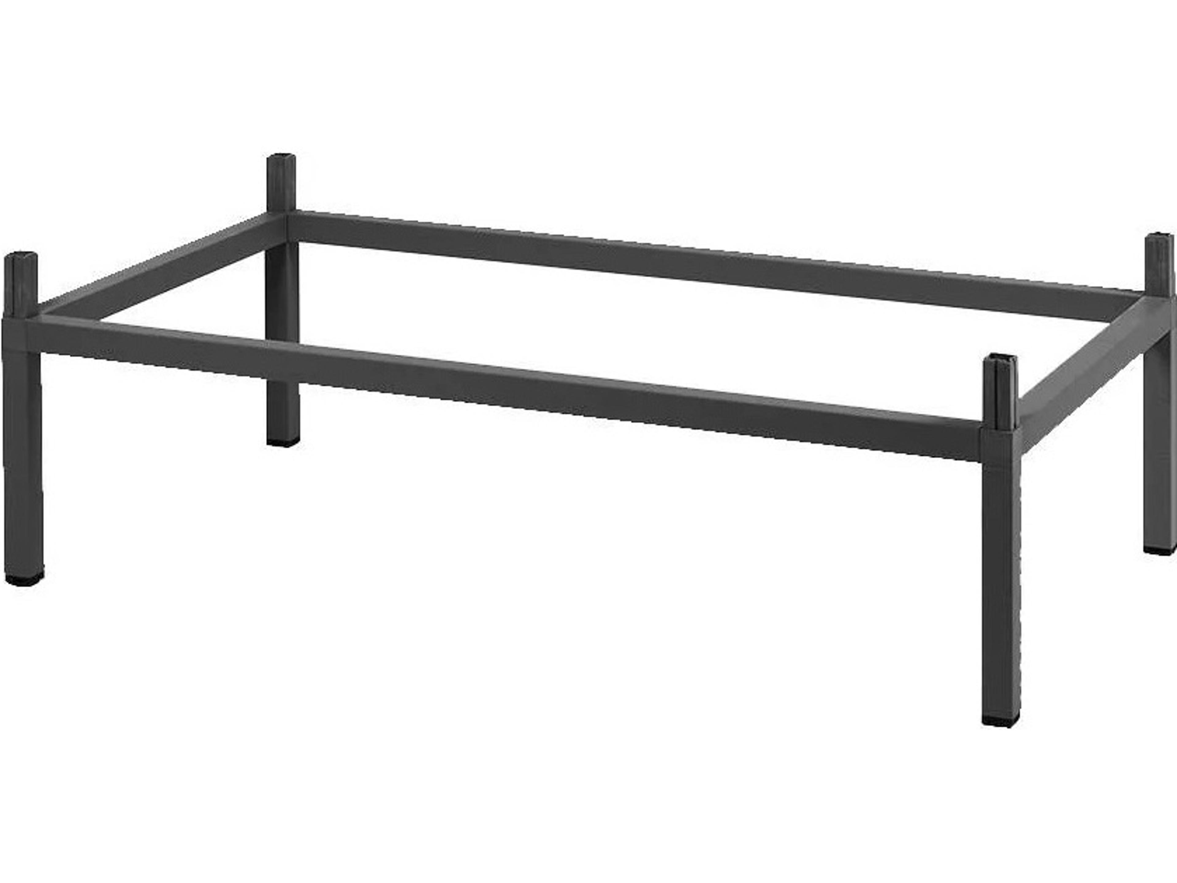 Kit Cube 80 High Aluminum Antracite Table Base Riser