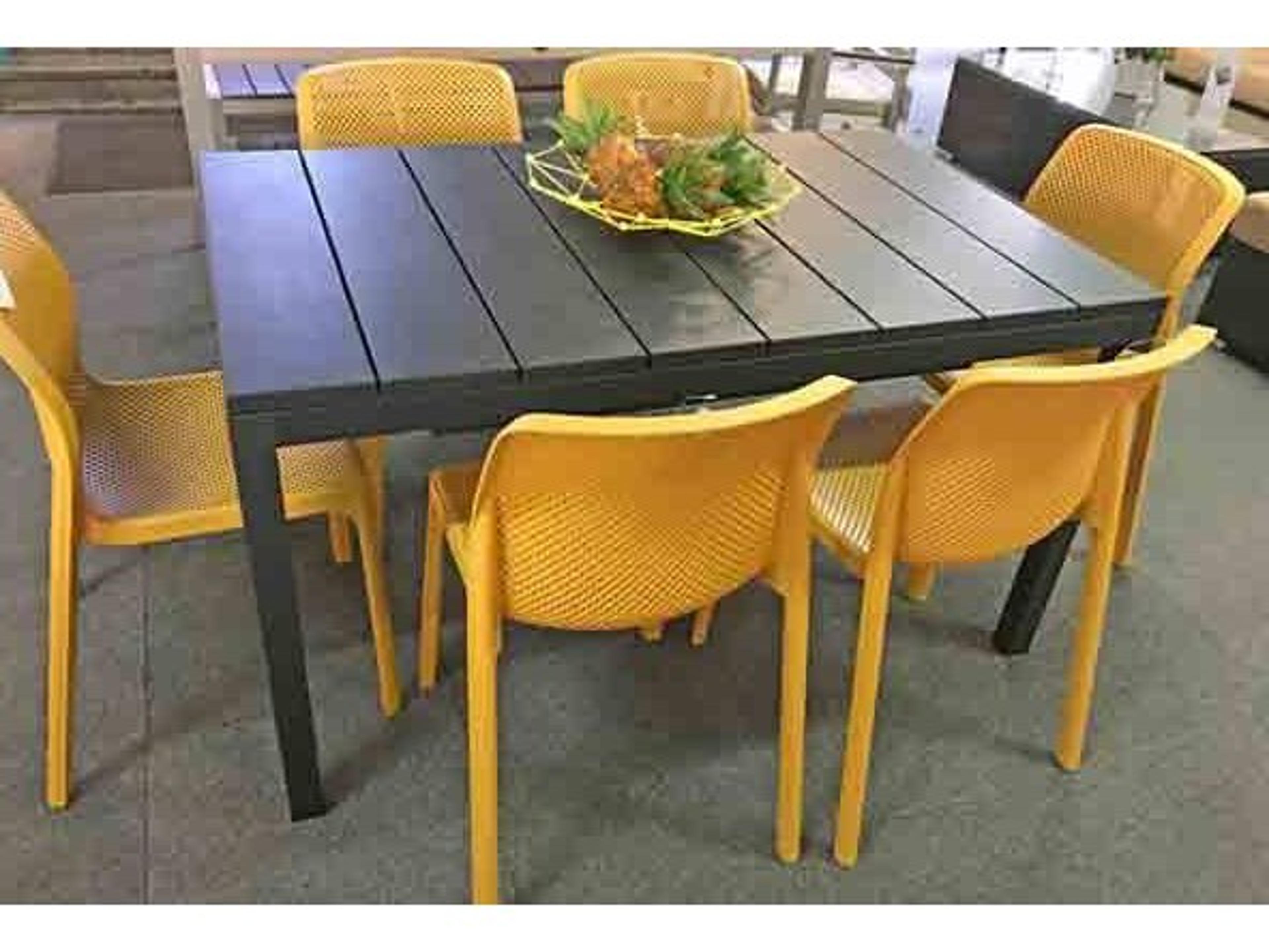 Bit Resin Senate/Antracite Outdoor Dining Set