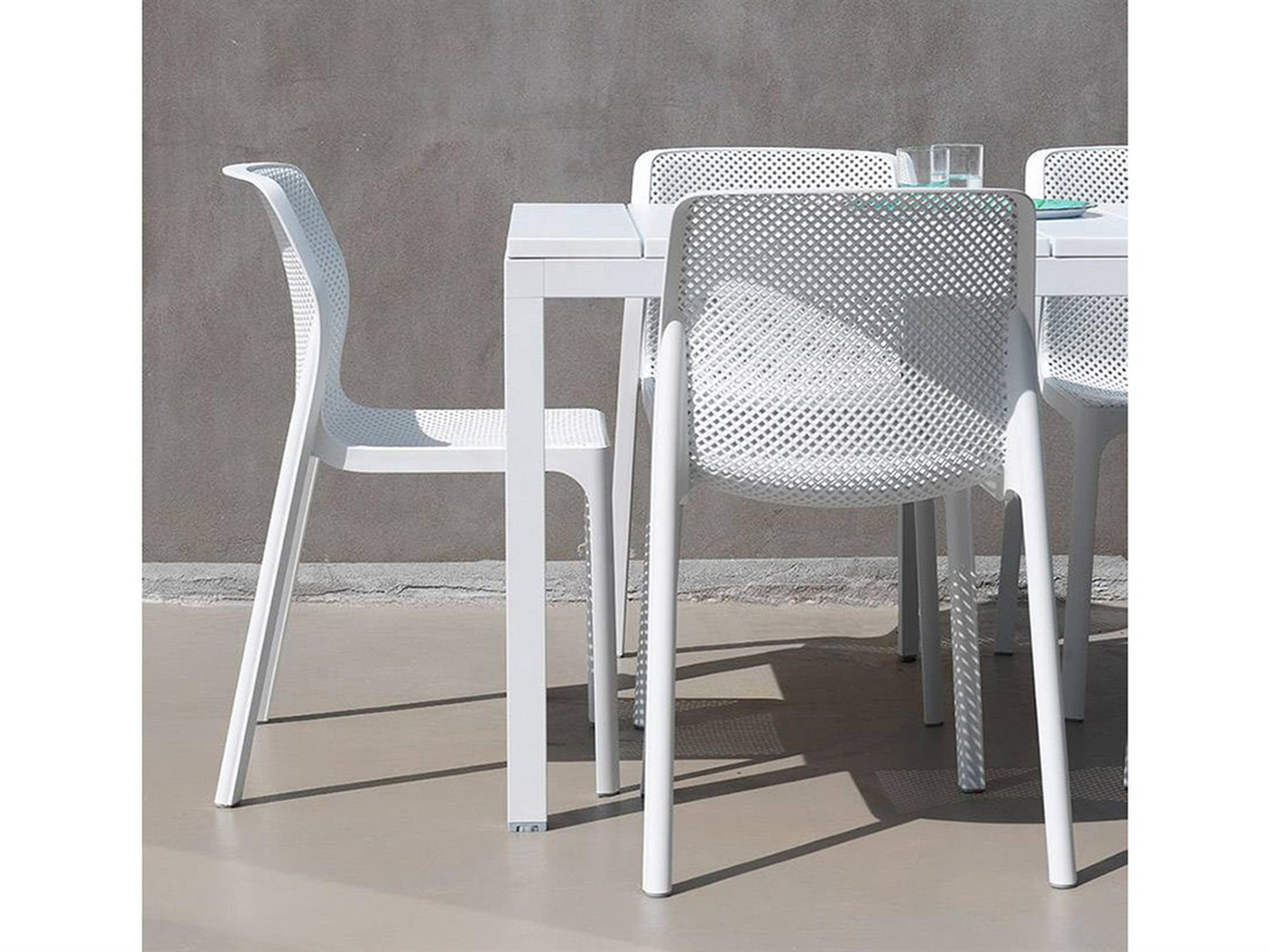 Nardi Bit Resin Bianco Outdoor Dining Set
