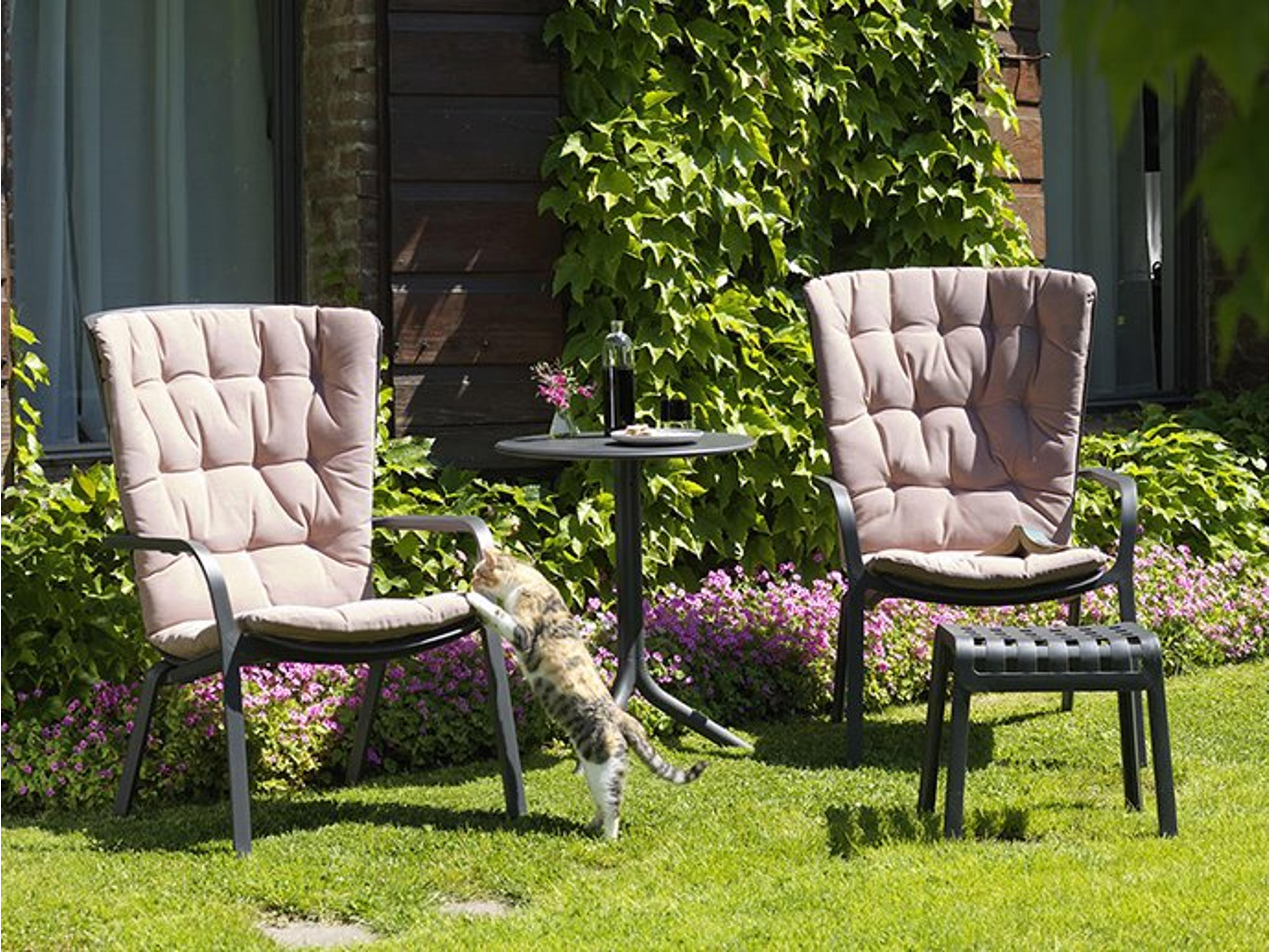 Folio Resin Antracite Outdoor Lounge Set