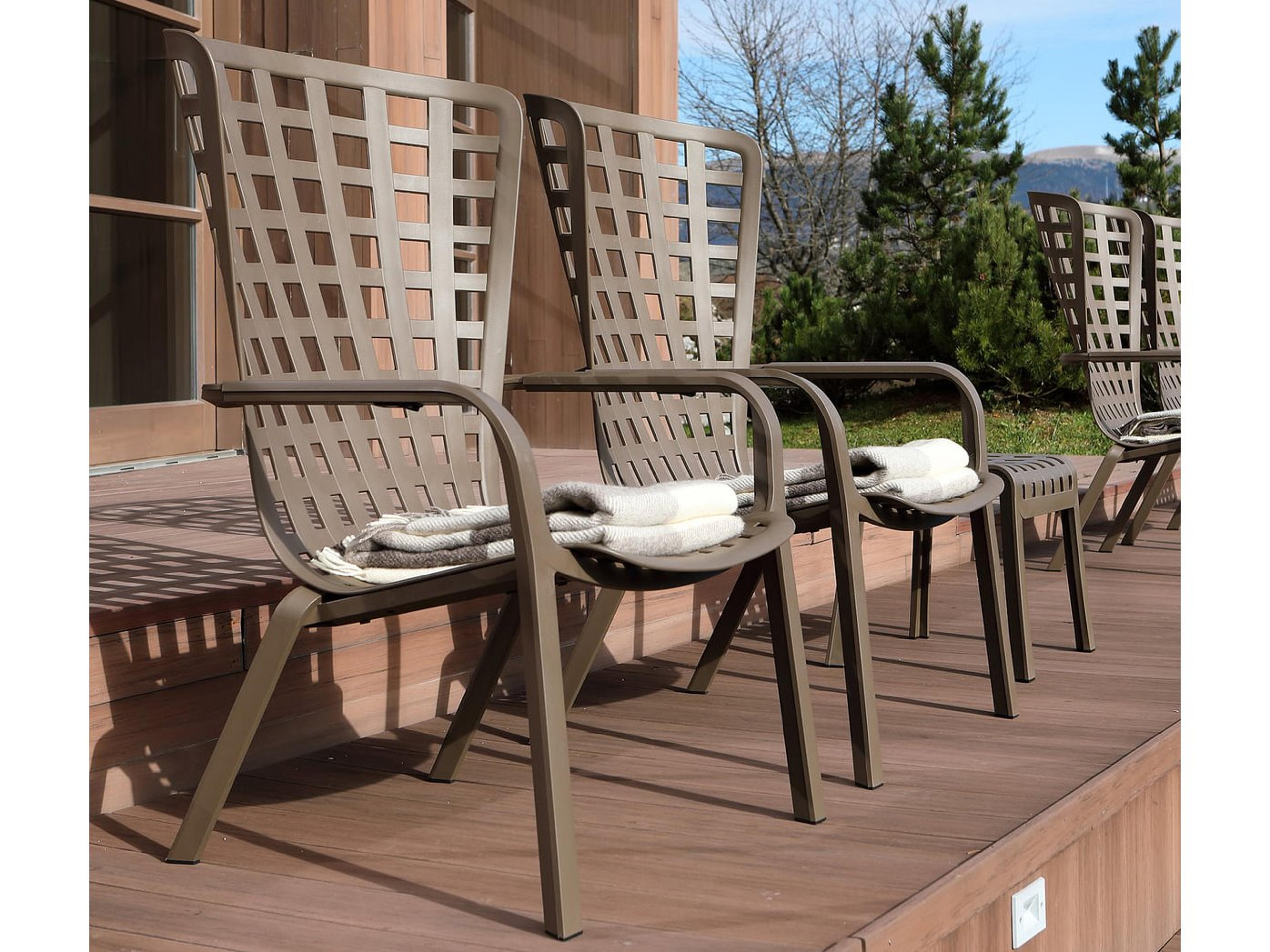 Folio Resin Tabacco Outdoor Lounge Set