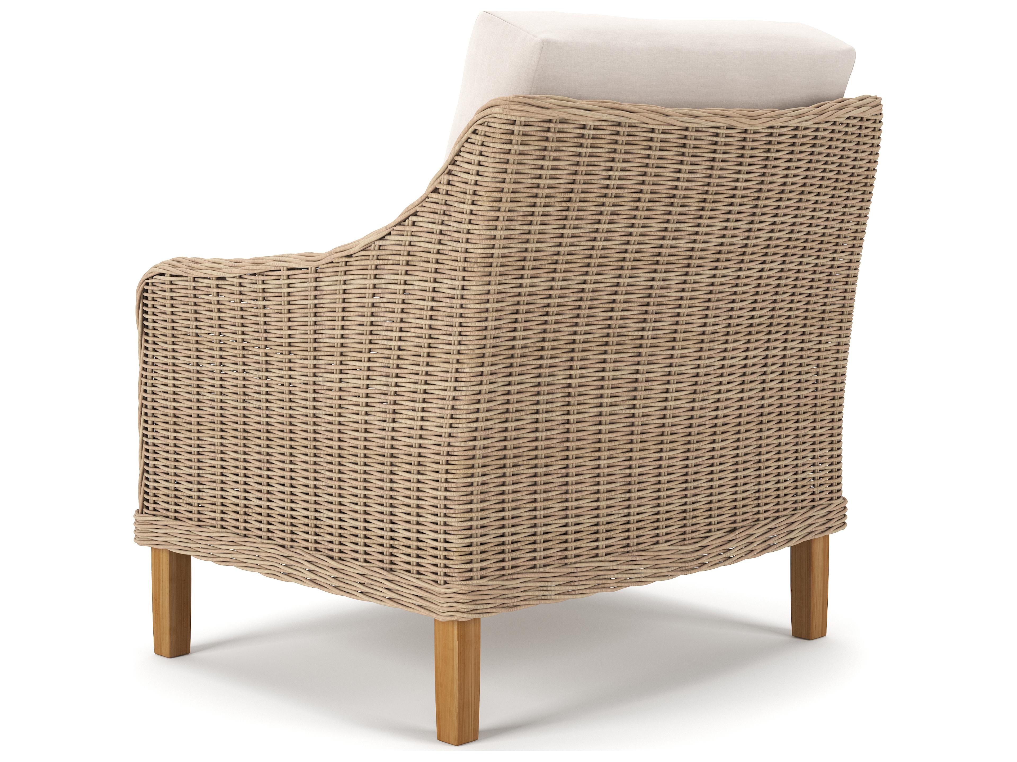 Forever Patio Carlisle Wicker Alabaster Lounge Chair