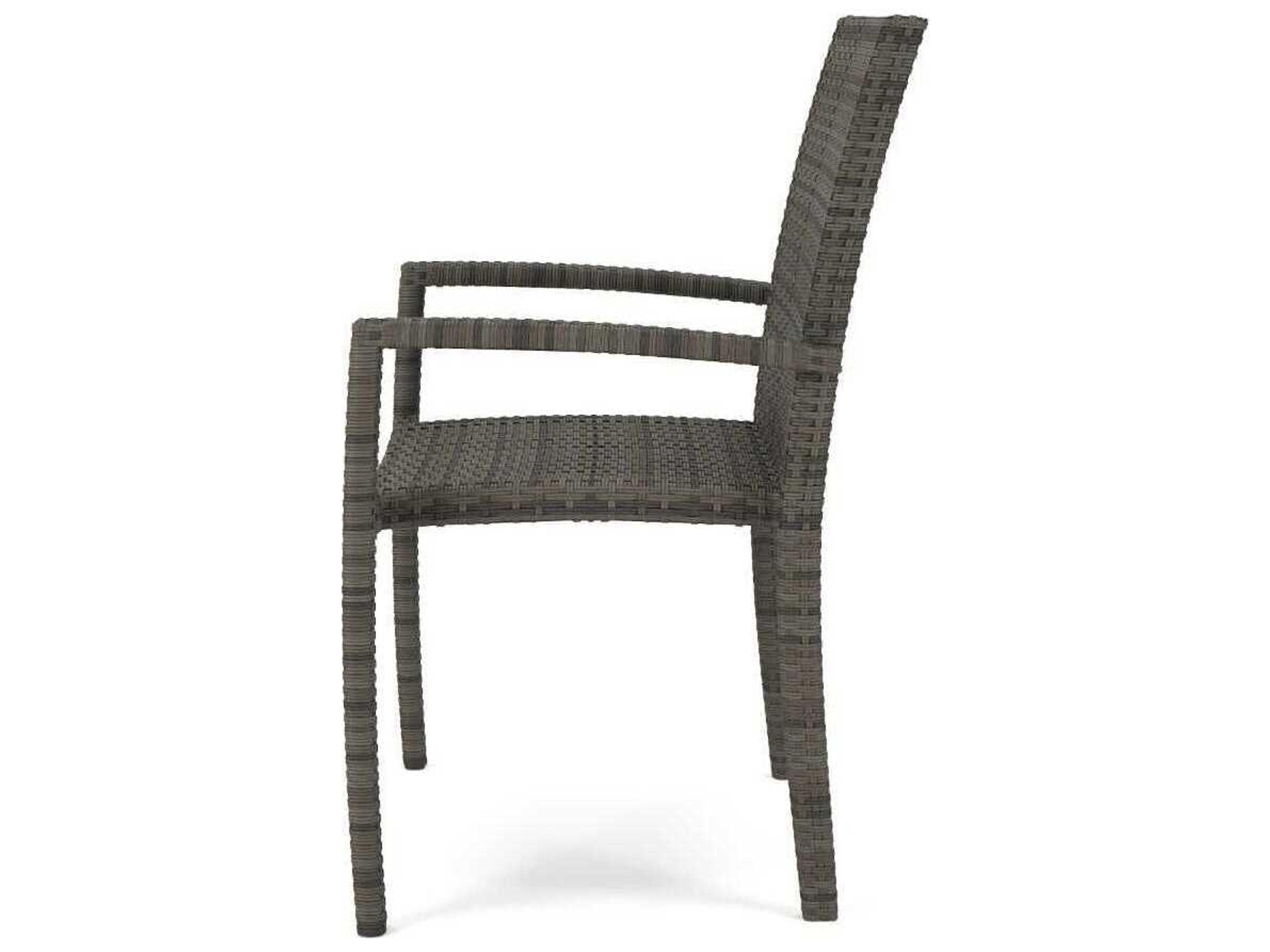Forever Patio Ravello Wicker Stacking Dining Arm Chair
