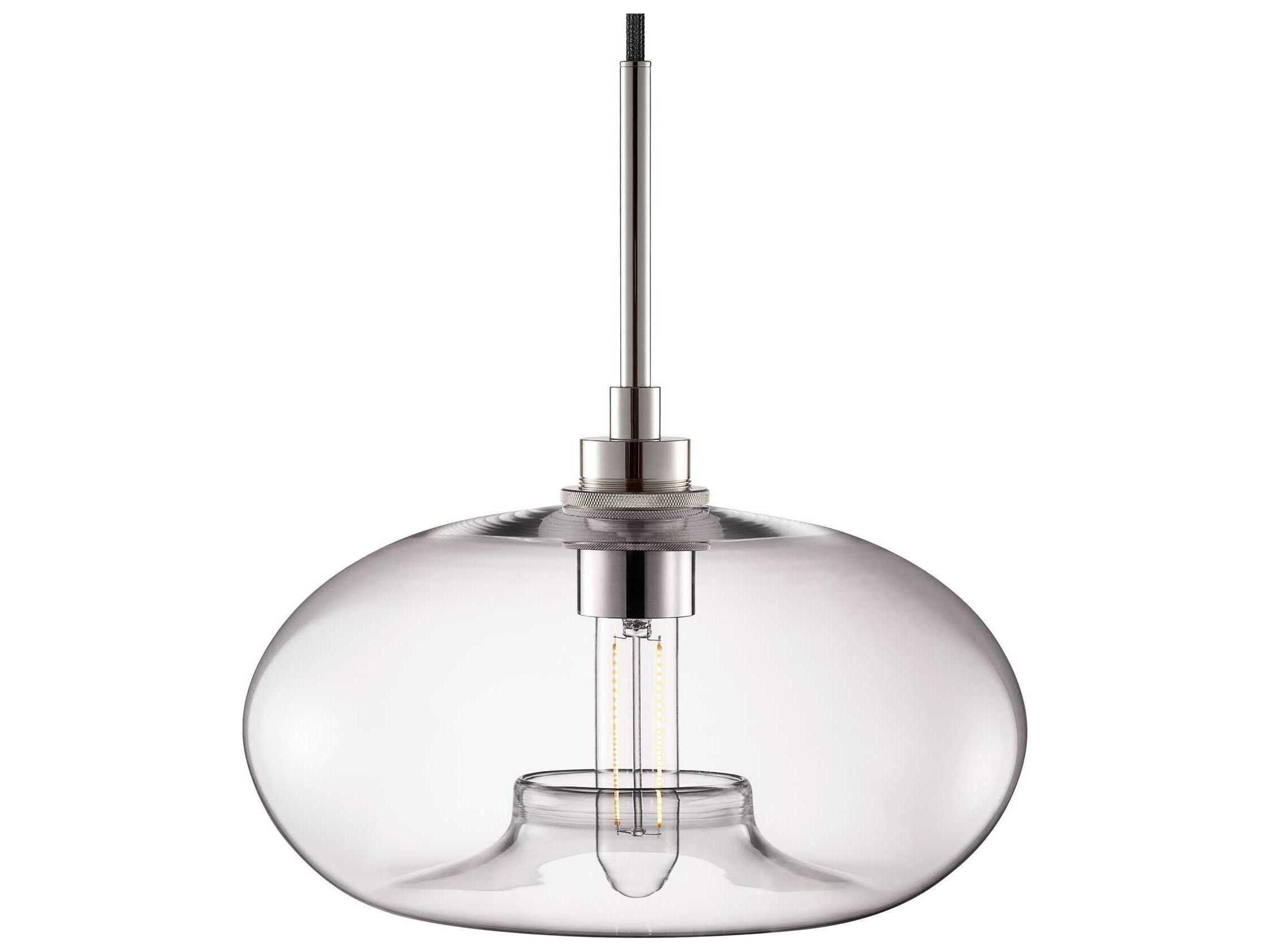 Niche Silica Aurora 1-Light Clear Round Mini Pendant