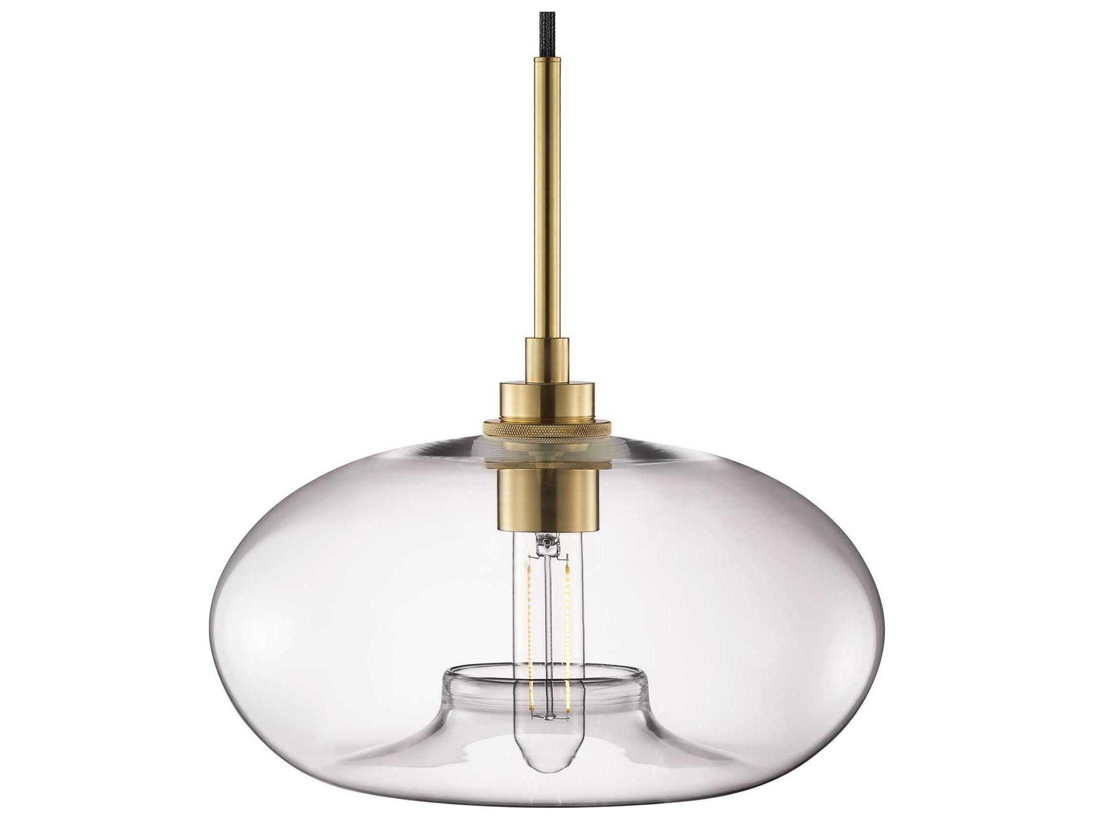 Niche Silica Aurora 1-Light Clear Round Mini Pendant