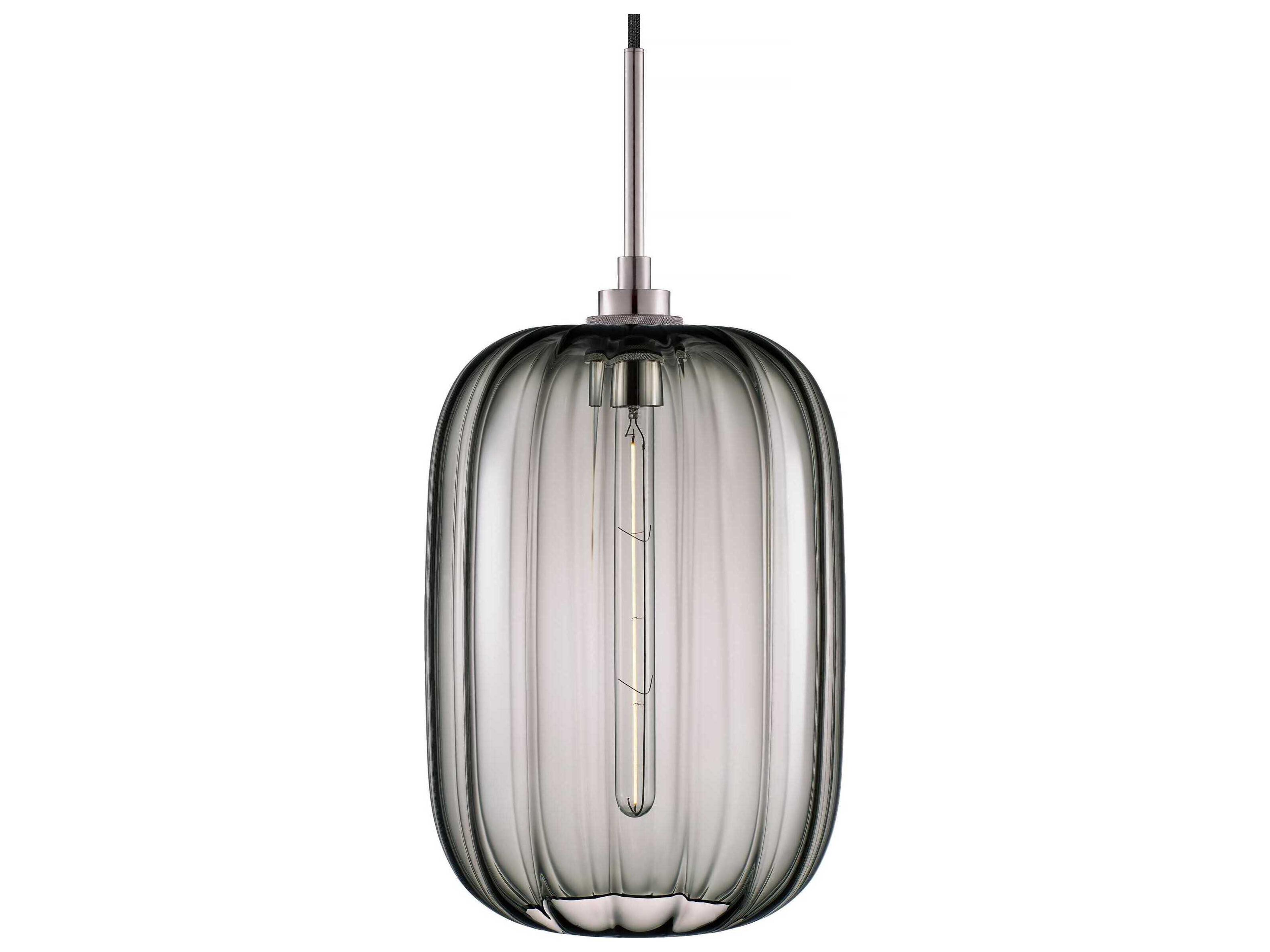 Niche Balon Optique 1-Light Gray Mini Pendant