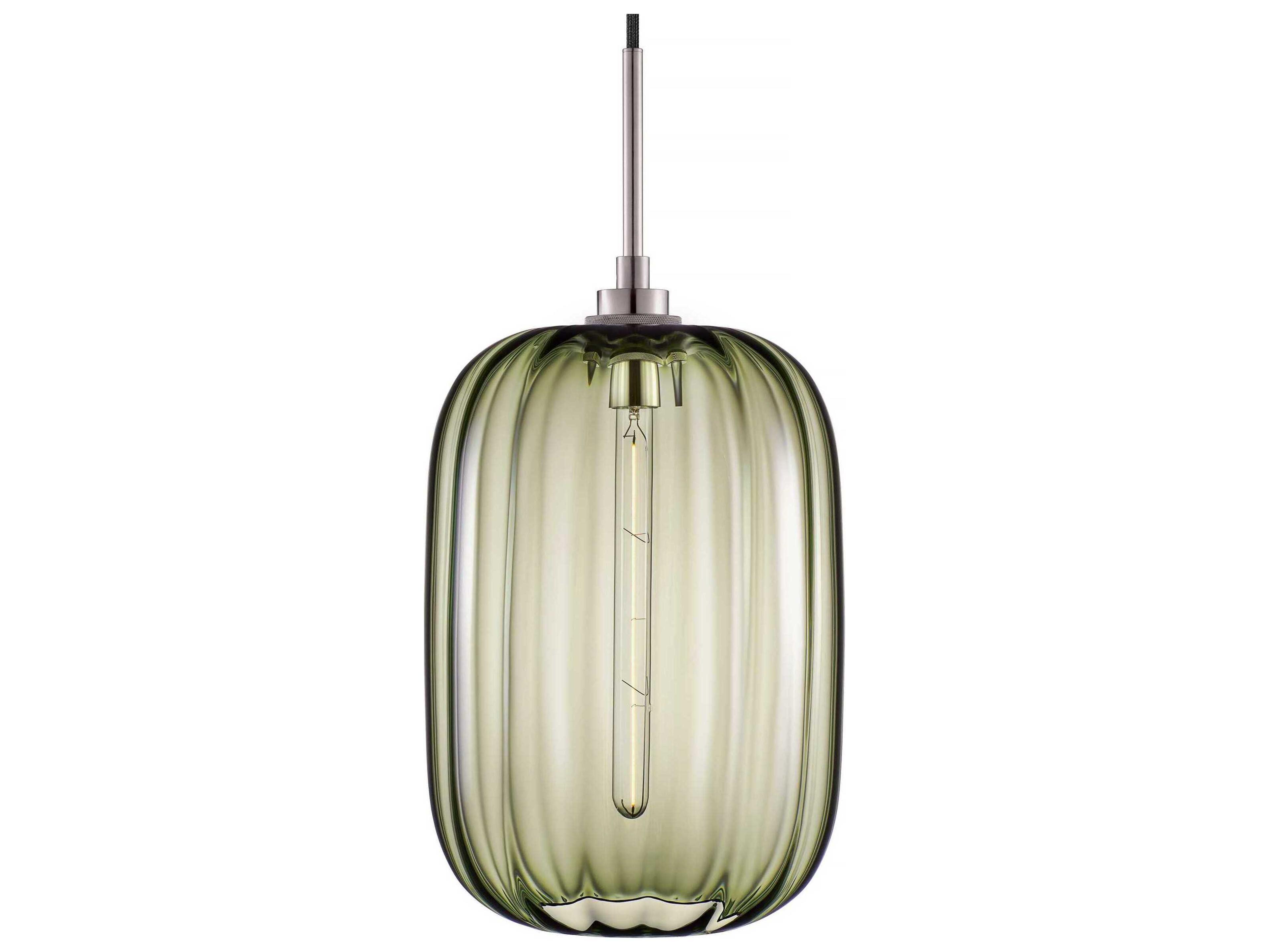 Niche Balon Optique 1-Light Moss Green Mini Pendant