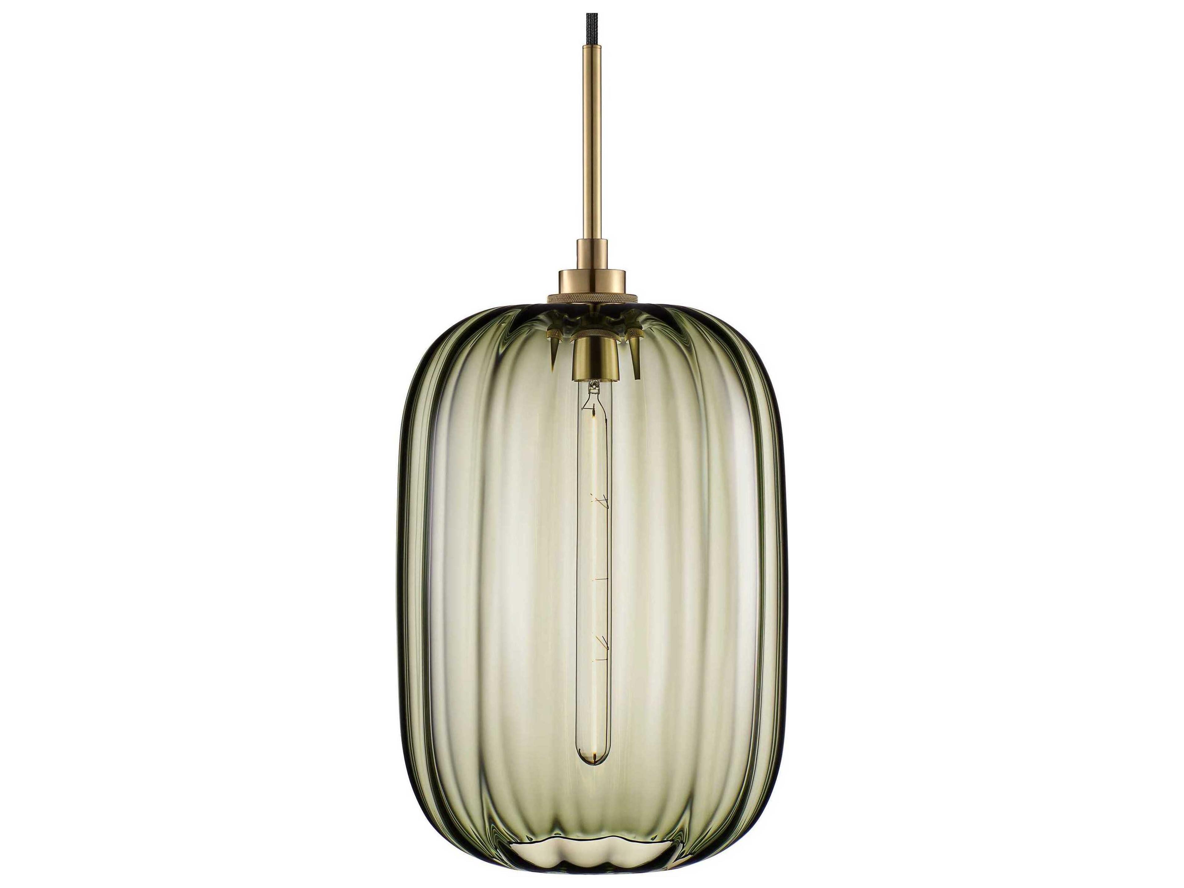 Niche Balon Optique 1-Light Moss Green Mini Pendant
