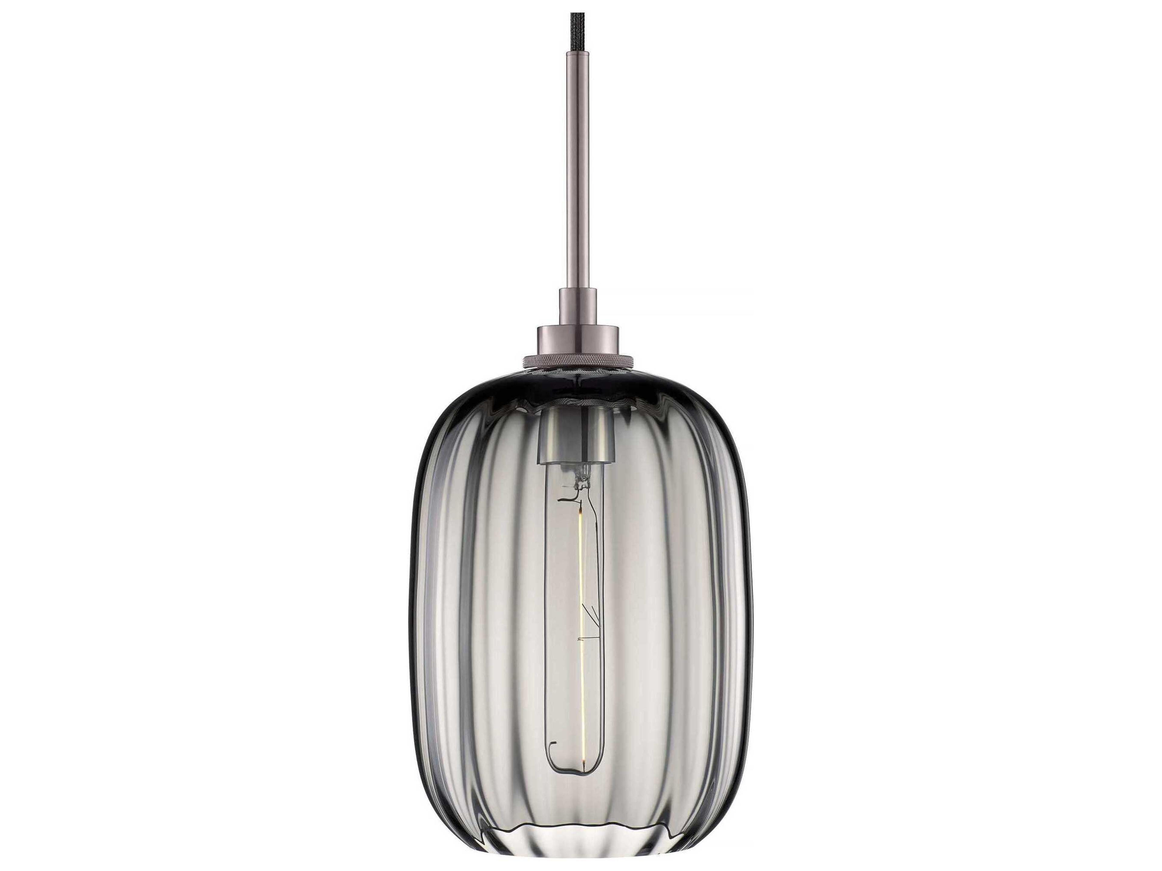 Niche Balon Optique 1-Light Gray Mini Pendant