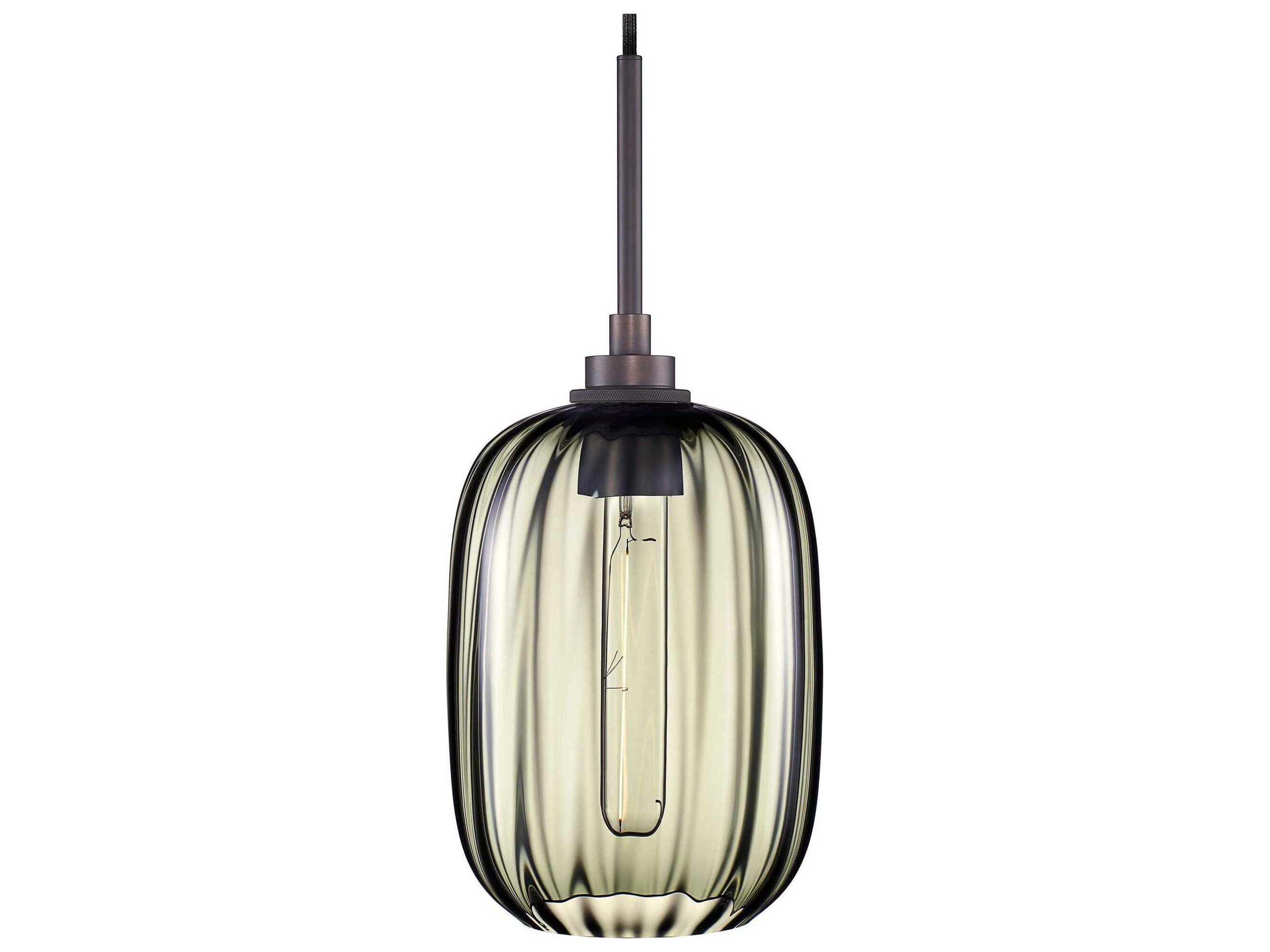 Balon Optique 1-Light Moss Green Mini Pendant