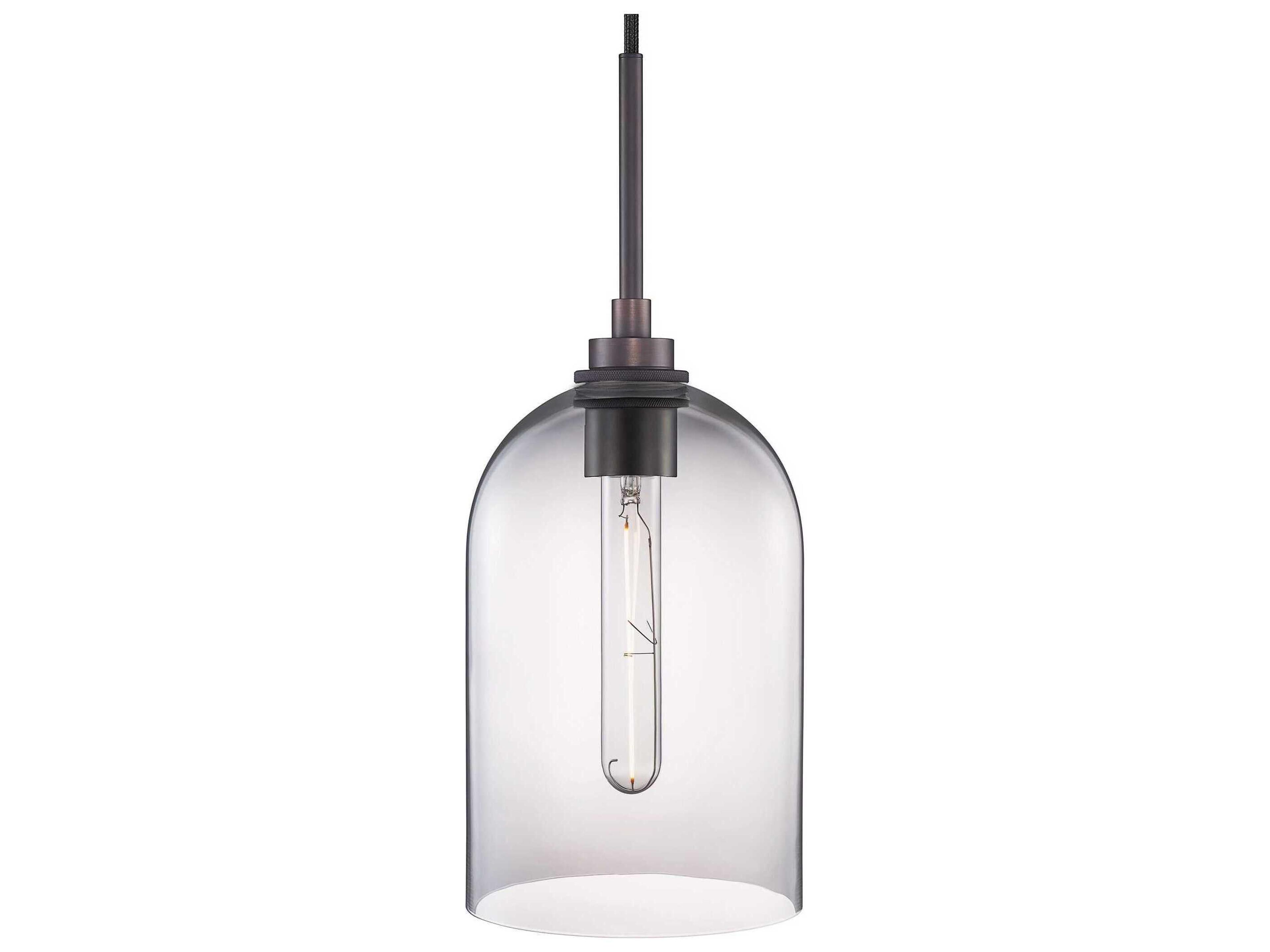 Cloche 1-Light Clear Bell Mini Pendant