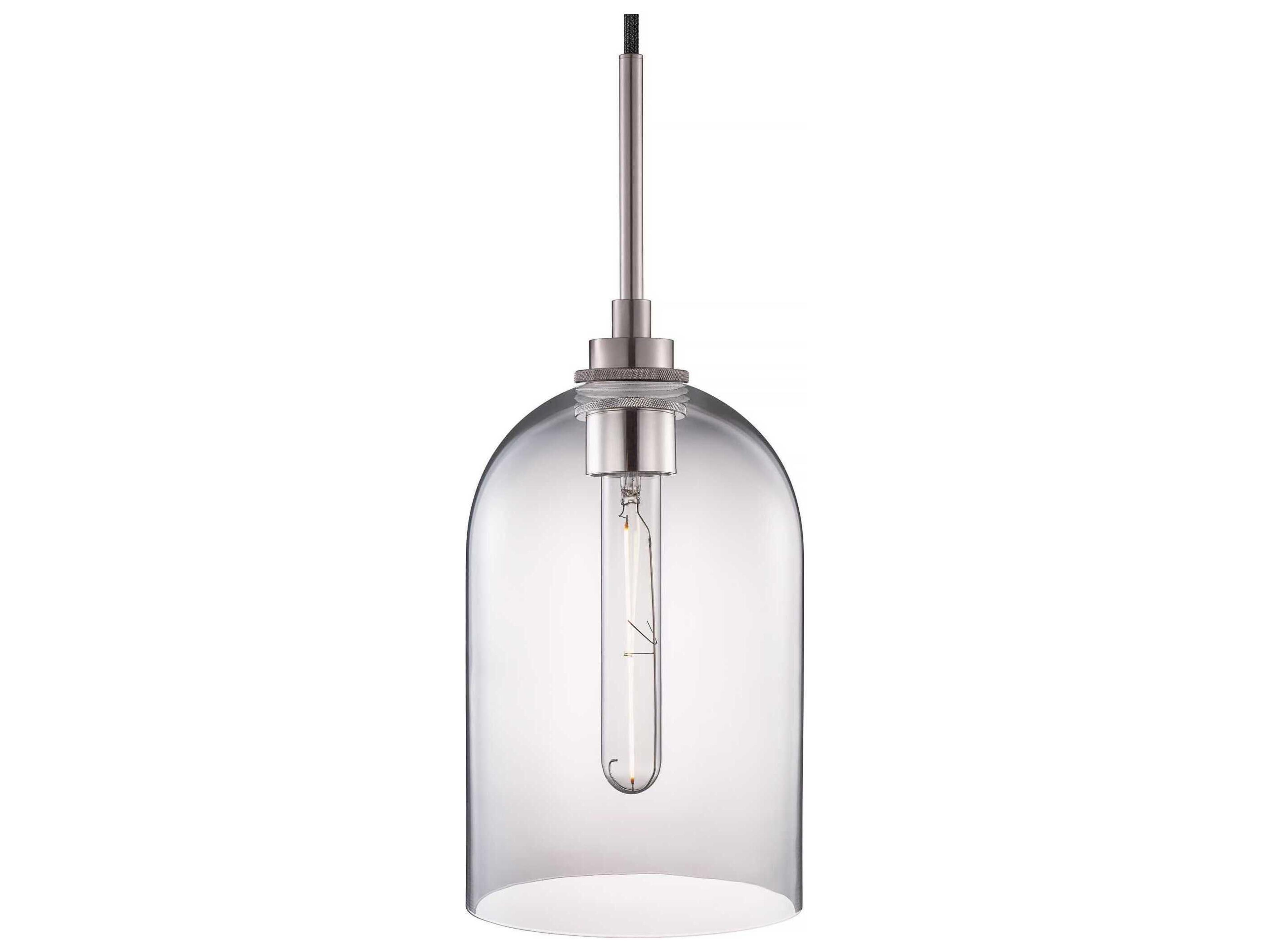 Niche Cloche 1-Light Clear Bell Mini Pendant