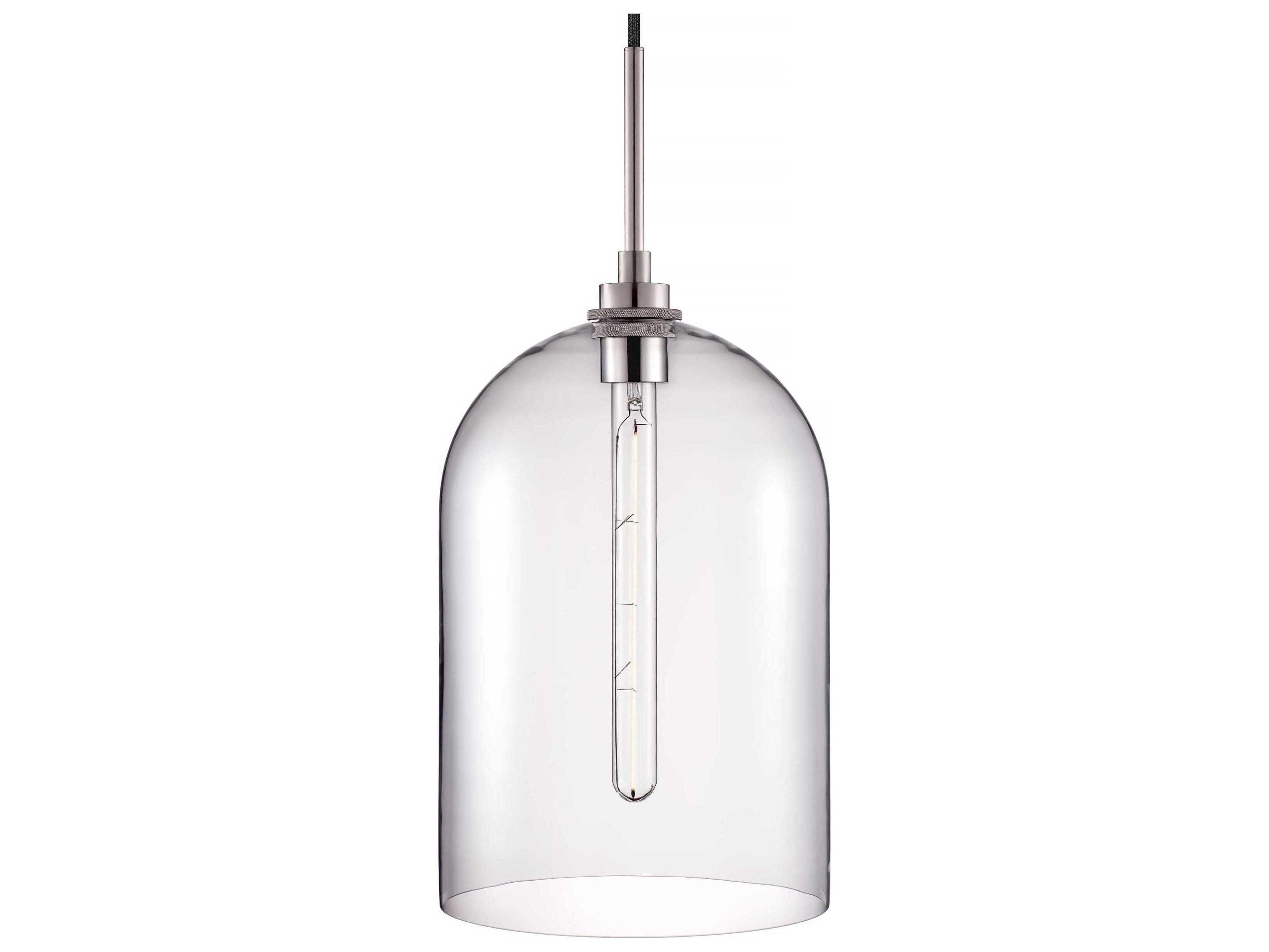 Niche Cloche Grand 1-Light Clear Bell Mini Pendant