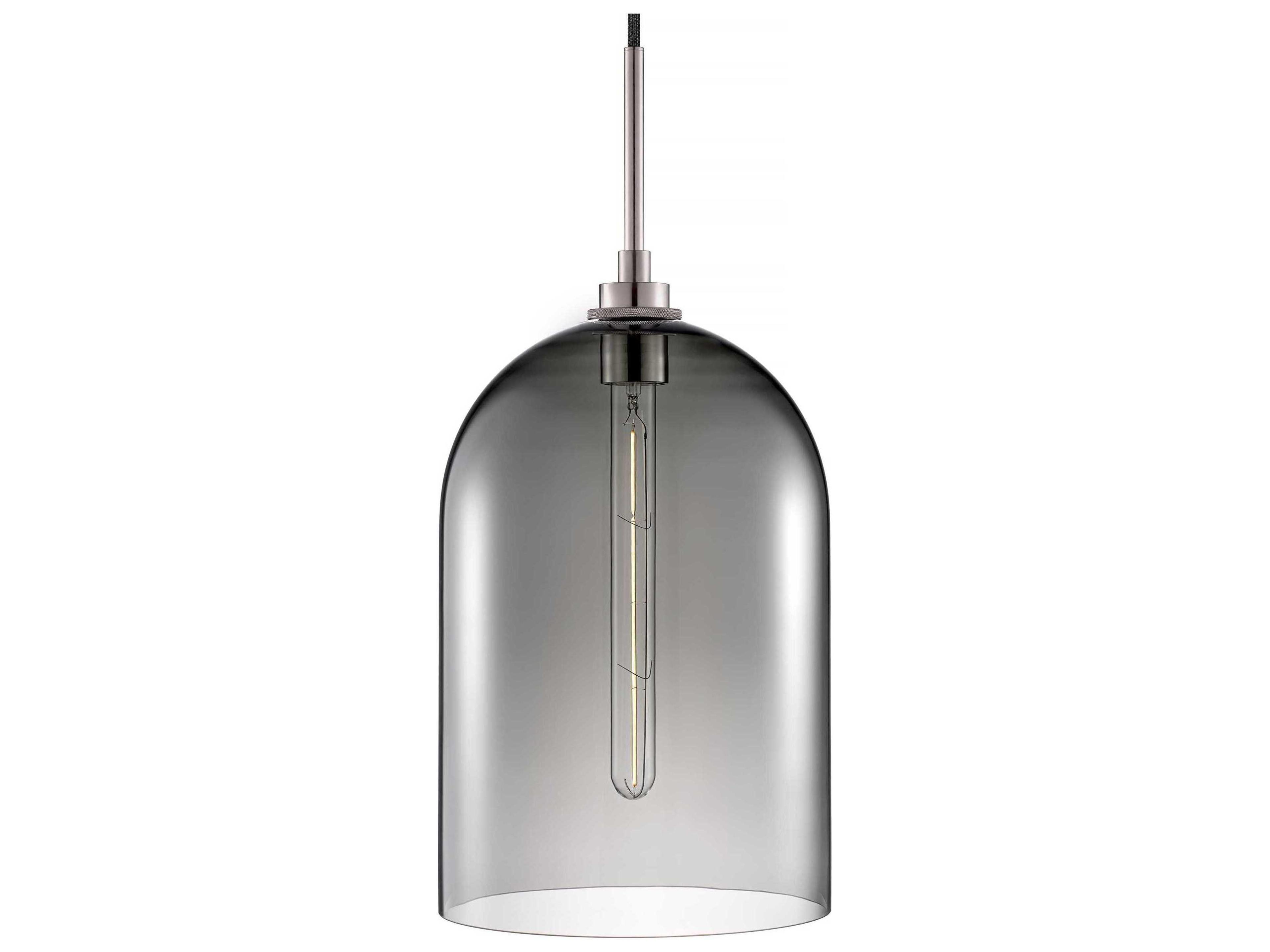 Niche Cloche Grand 1-Light Gray Bell Mini Pendant