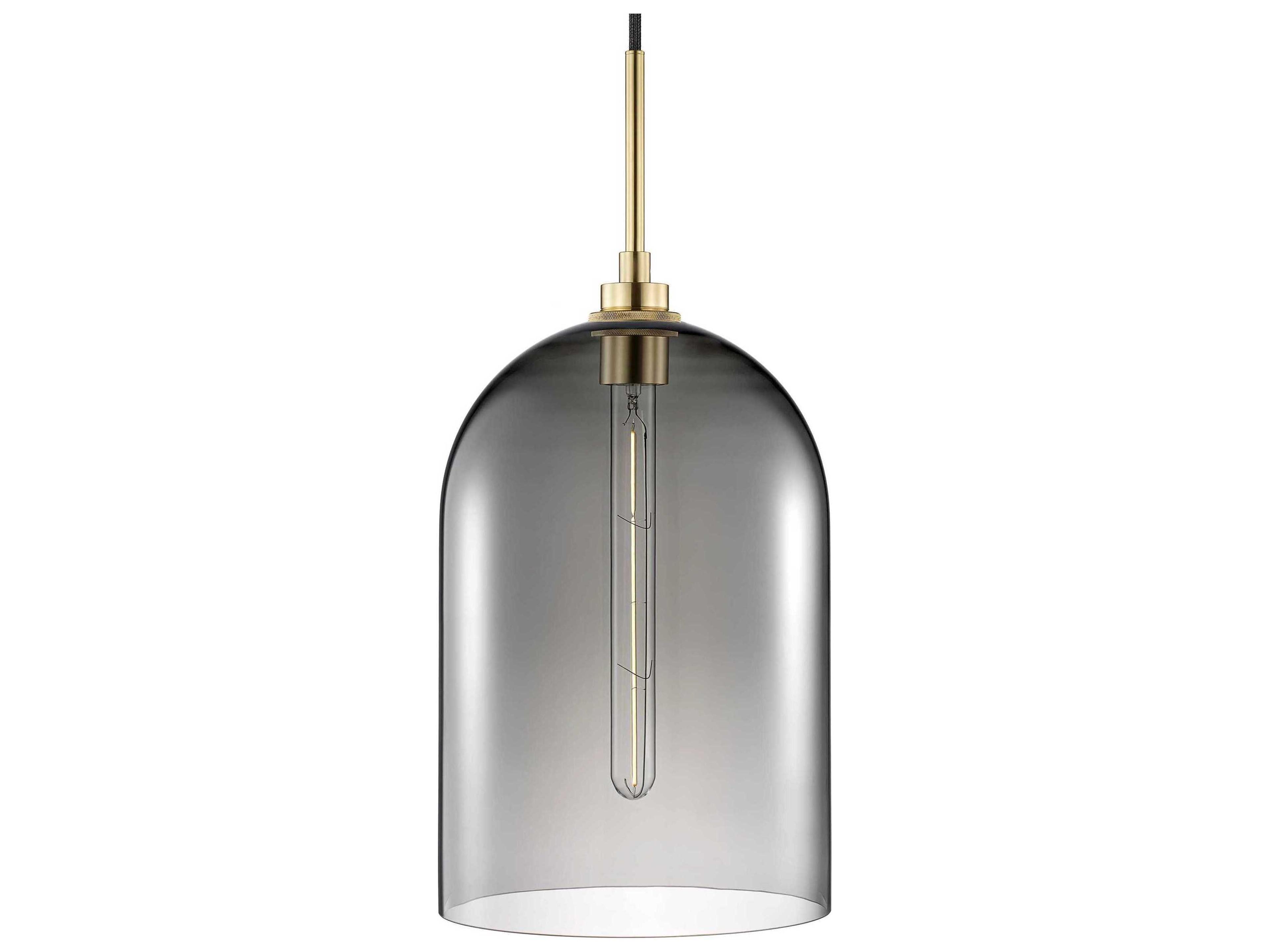 Niche Cloche Grand 1-Light Gray Bell Mini Pendant