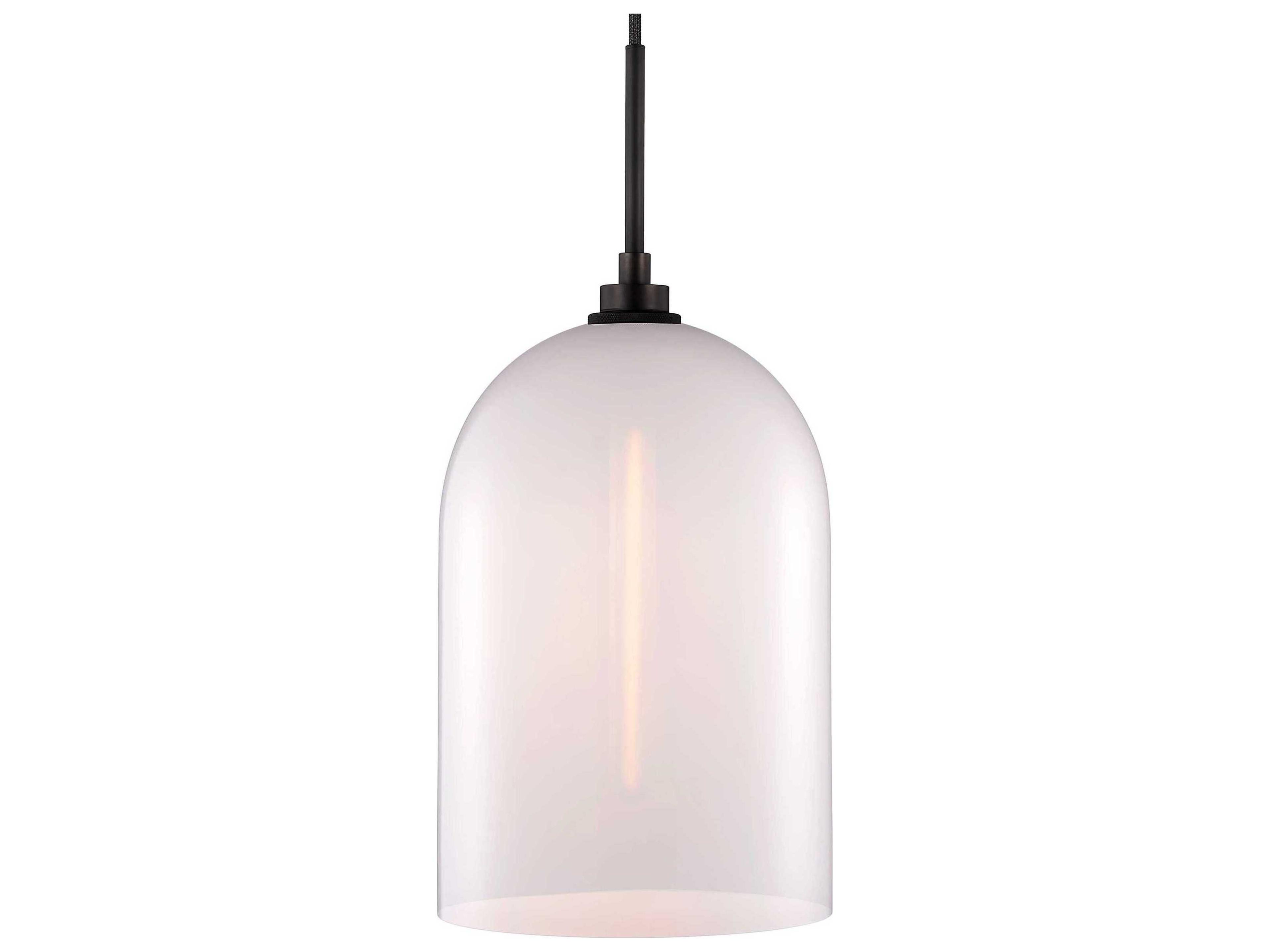 Cloche Grand 1-Light Opaline White Bell Mini Pendant