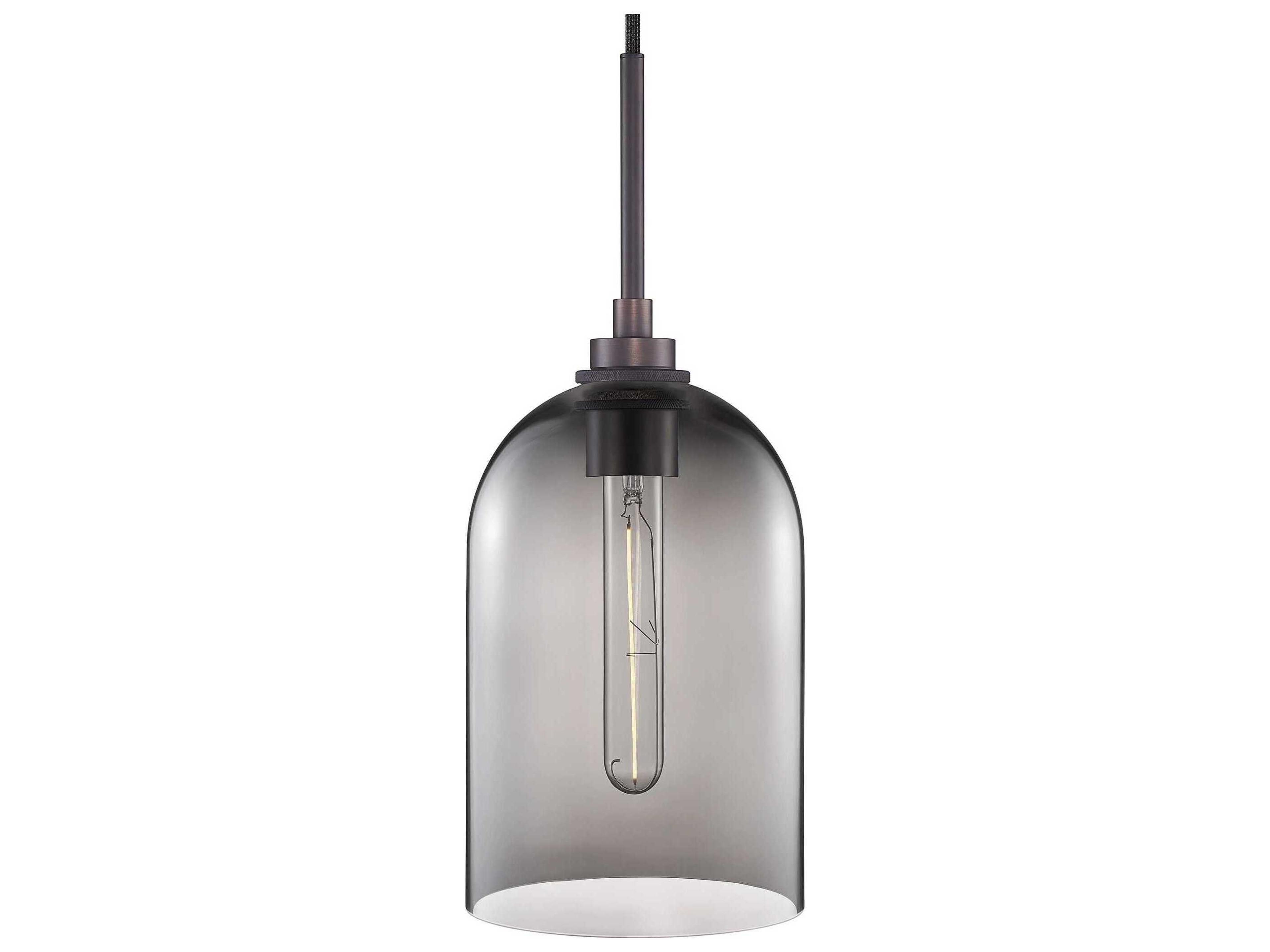 Cloche 1-Light Gray Bell Mini Pendant